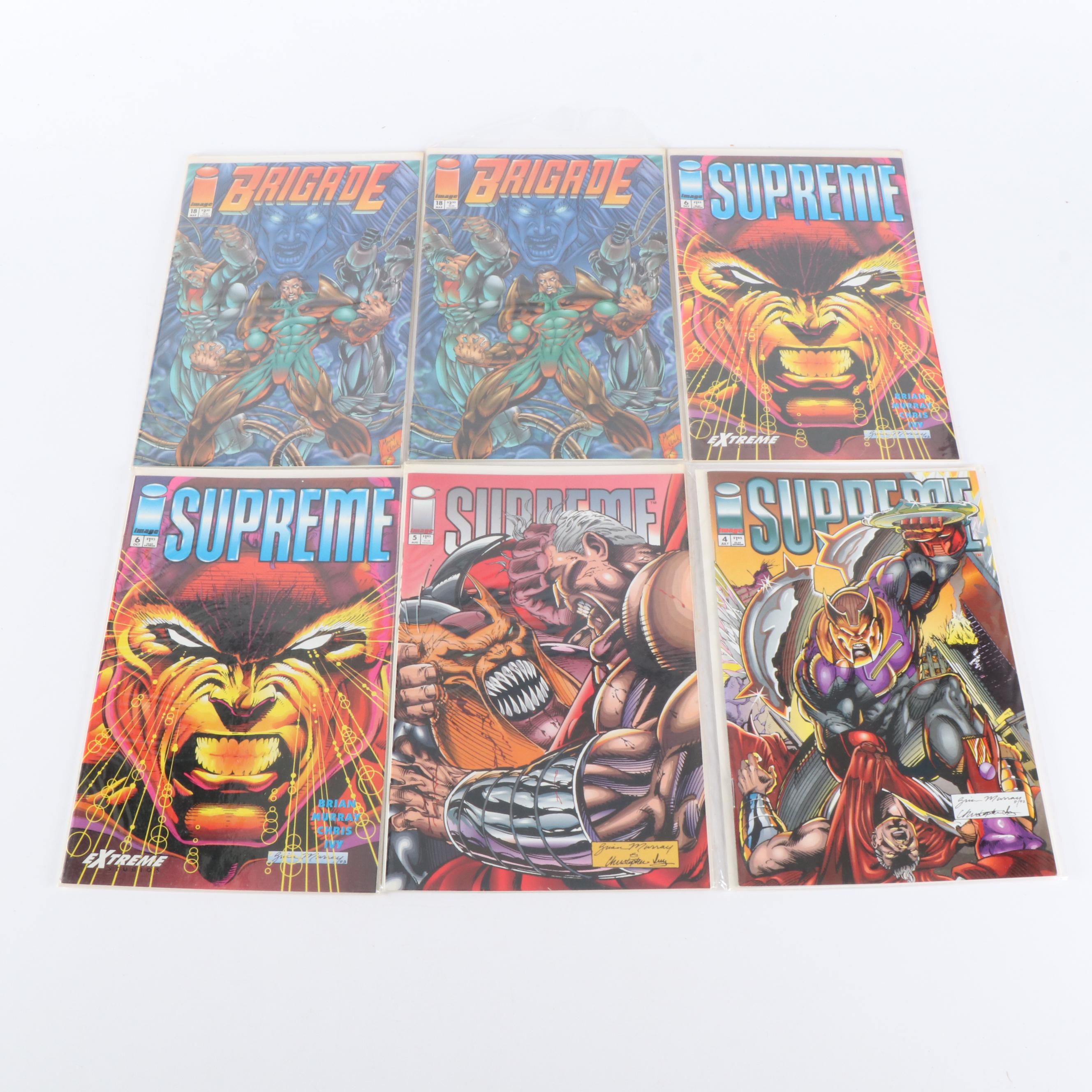 Modern Age Comic Books Featuring "Supreme" "Wild Star", and More