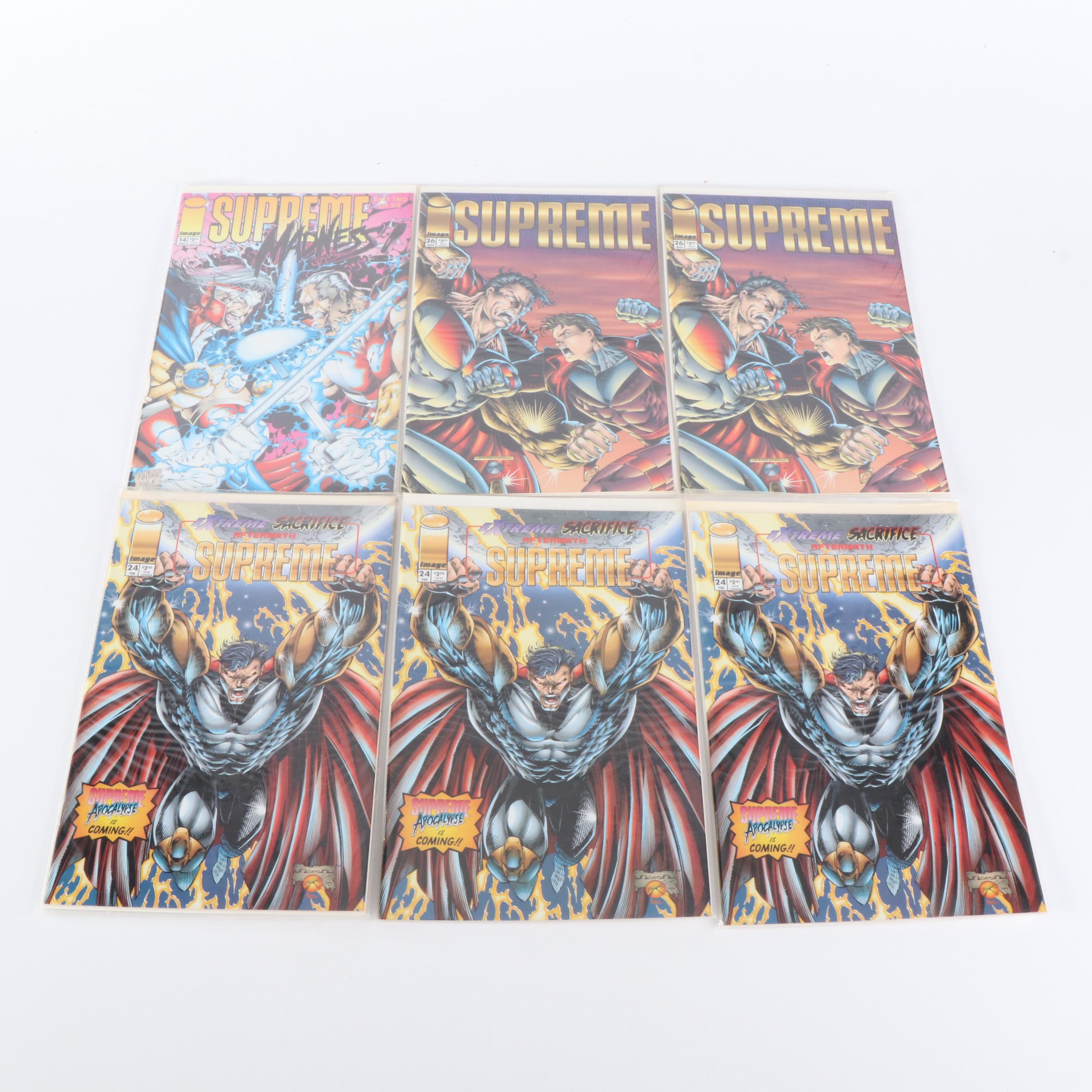 Modern Age Comic Books Featuring "Supreme" "Wild Star", and More