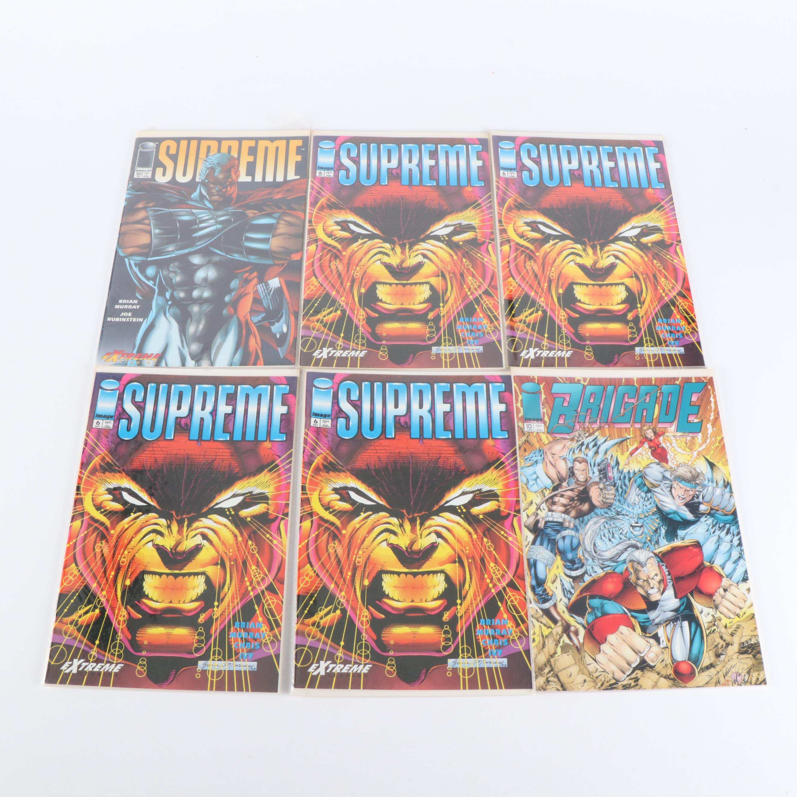 Modern Age Comic Books Featuring "Supreme" "Wild Star", and More