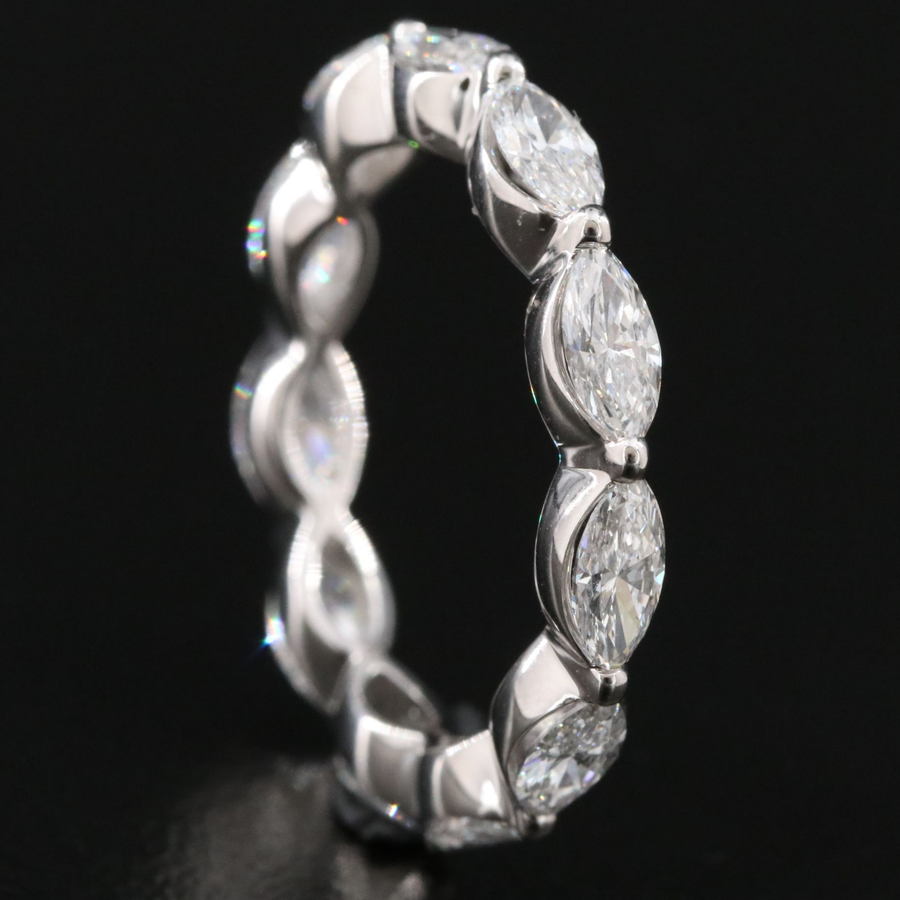 14K 2.00 CTW  Lab Grown Diamond Eternity Ring