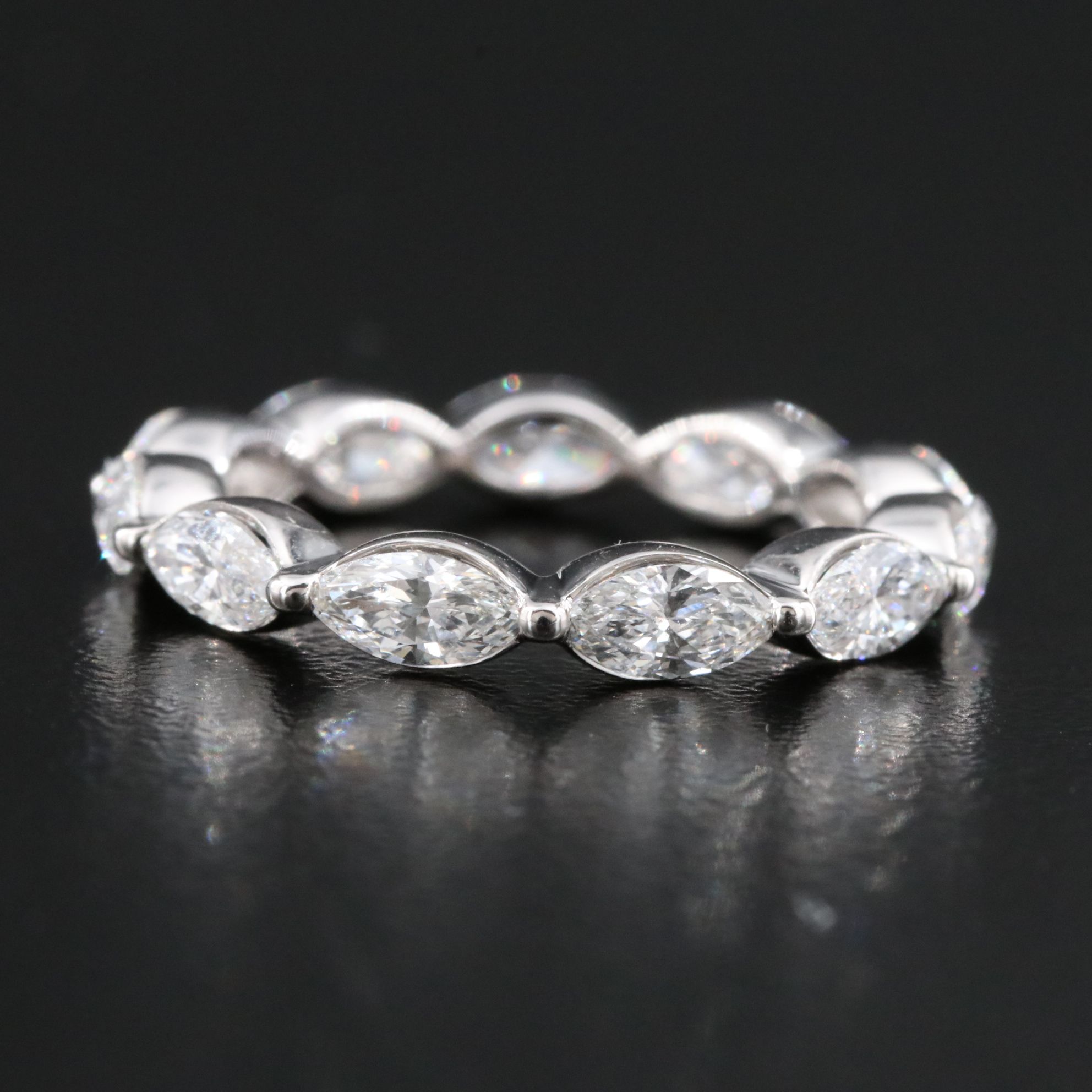14K 2.00 CTW  Lab Grown Diamond Eternity Ring