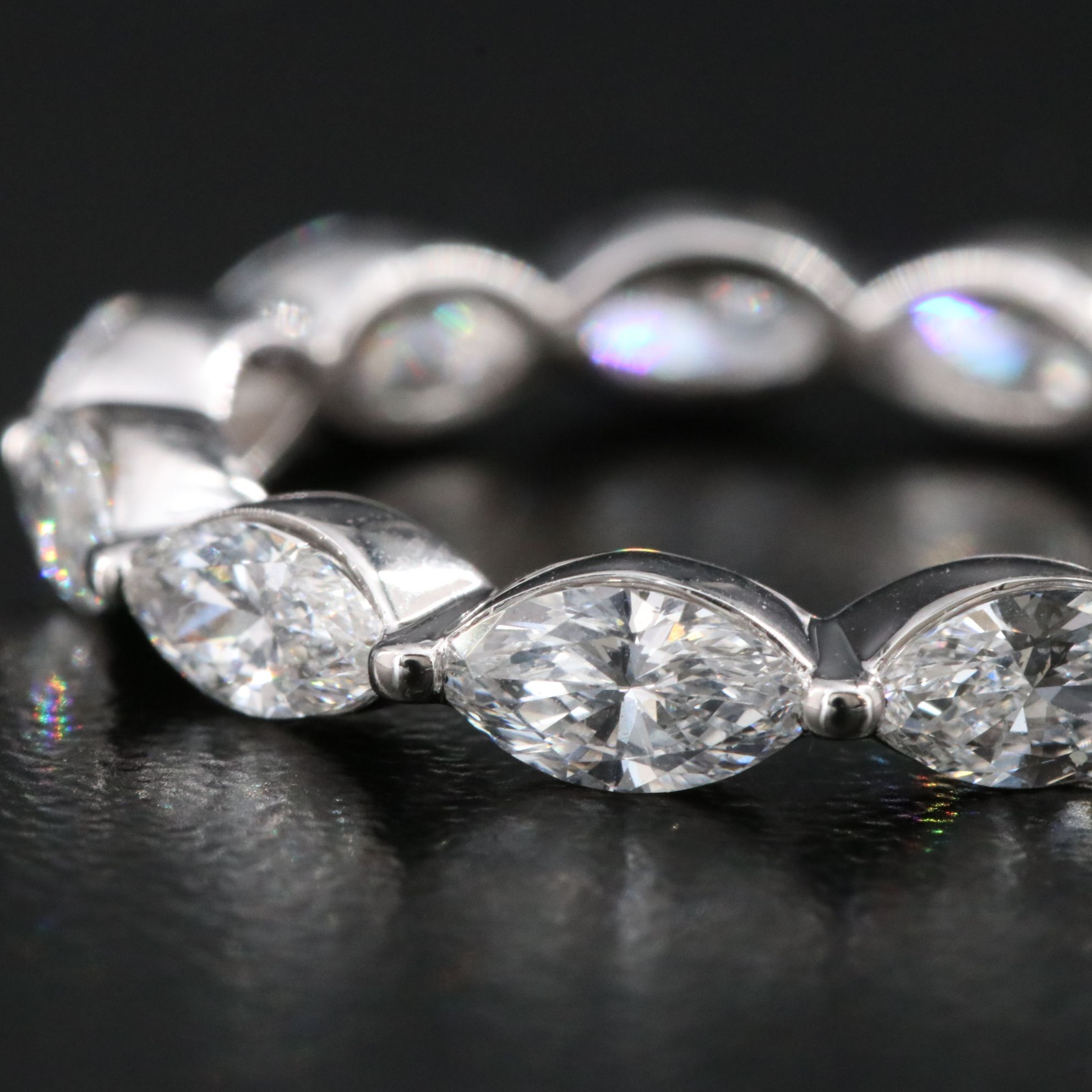14K 2.00 CTW  Lab Grown Diamond Eternity Ring