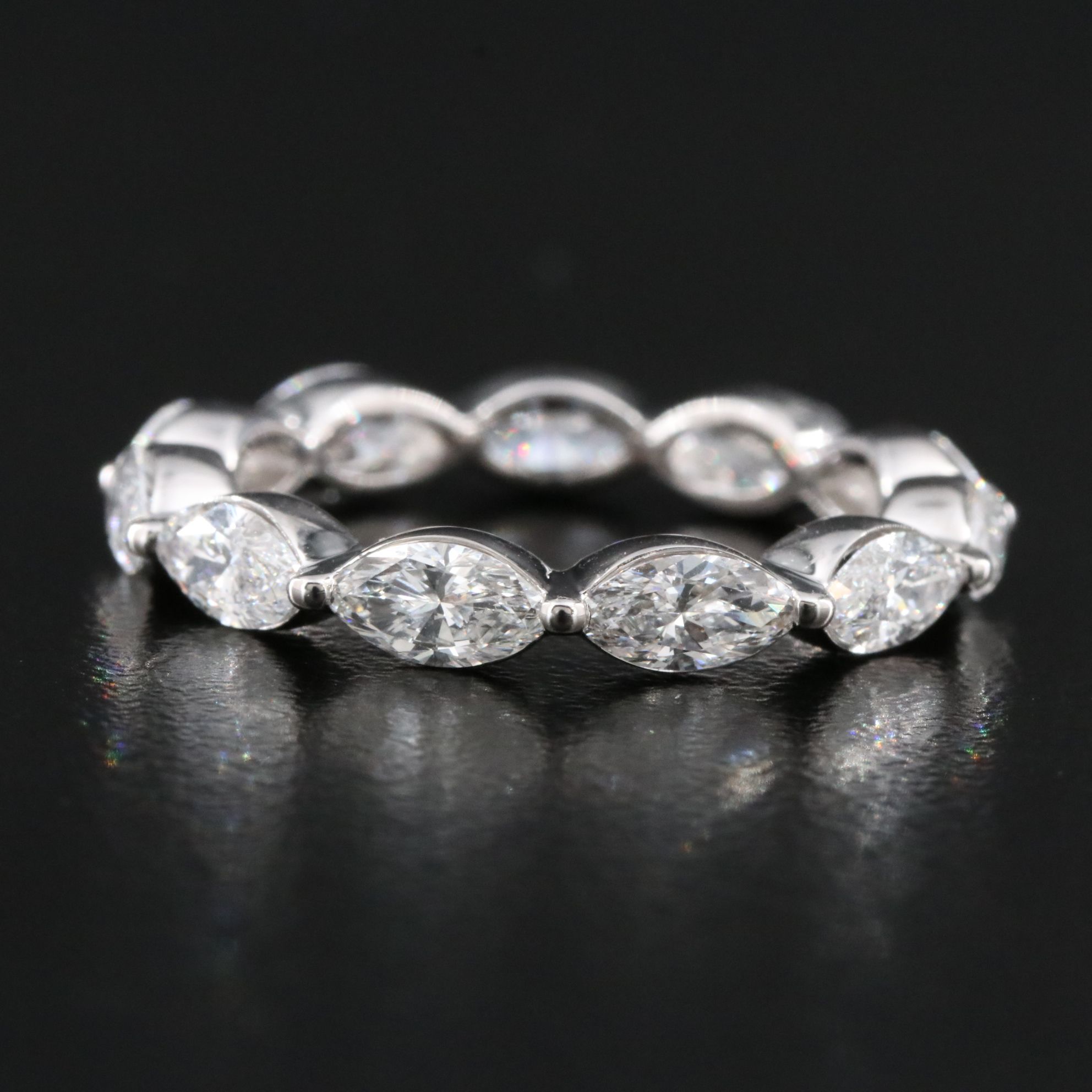 14K 2.00 CTW  Lab Grown Diamond Eternity Ring