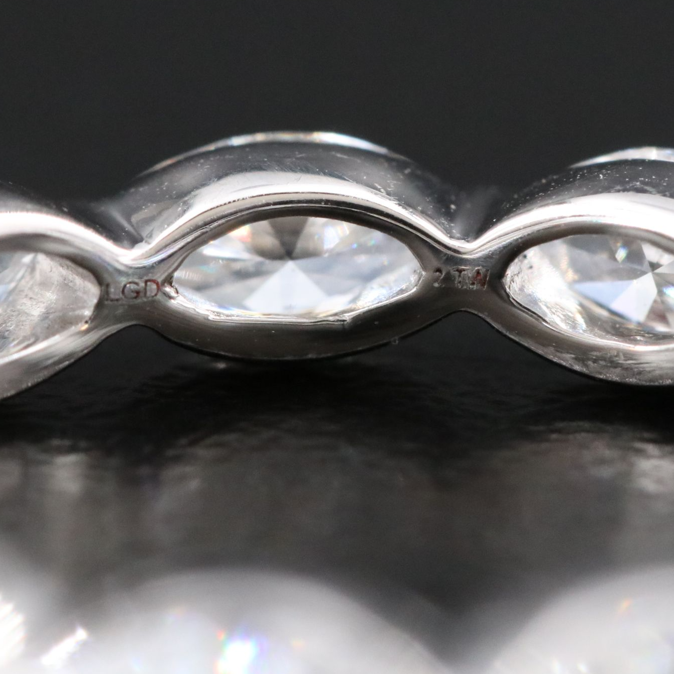 14K 2.00 CTW  Lab Grown Diamond Eternity Ring