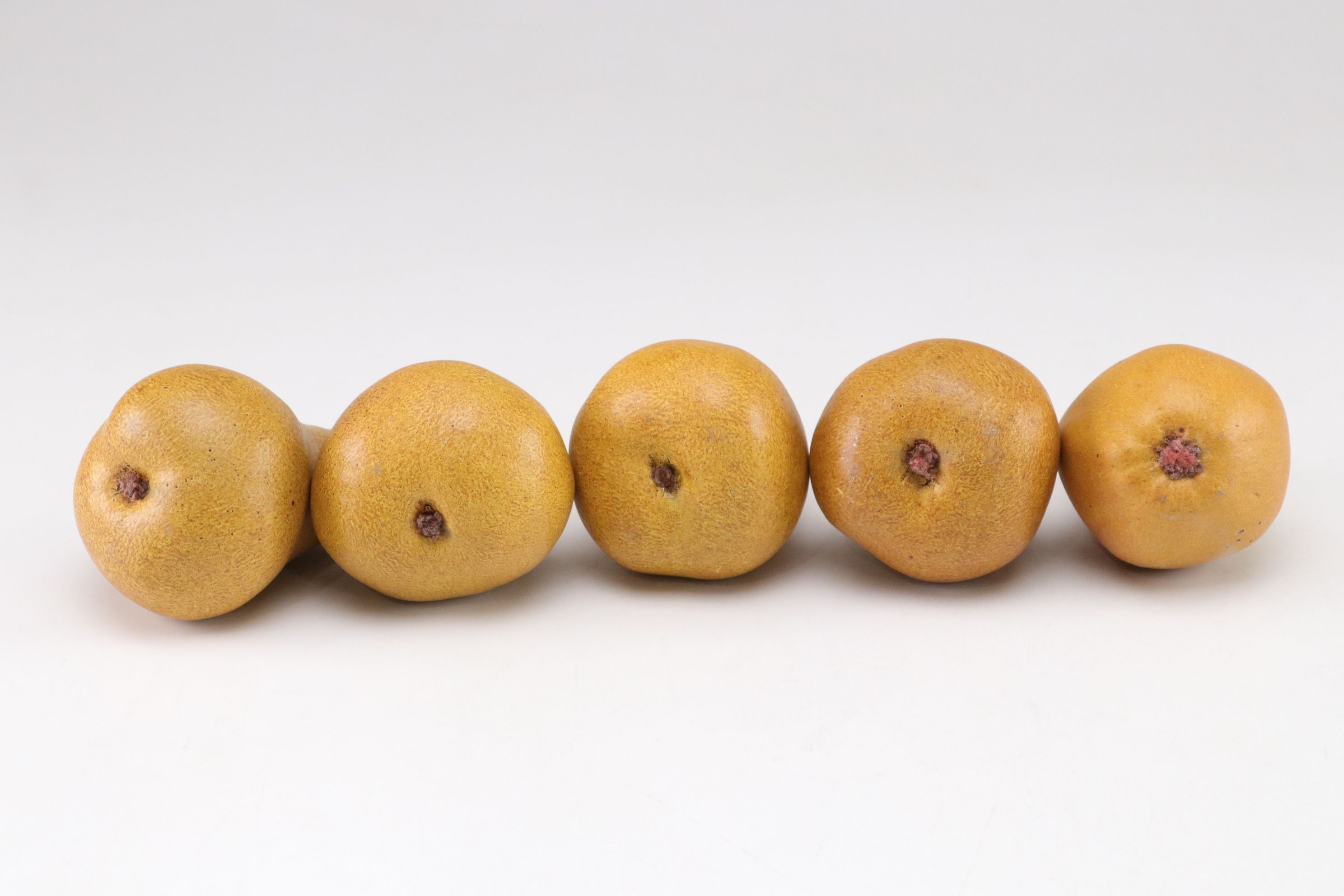 Pierced Porcelain Pedestal Bowl with Faux Pears