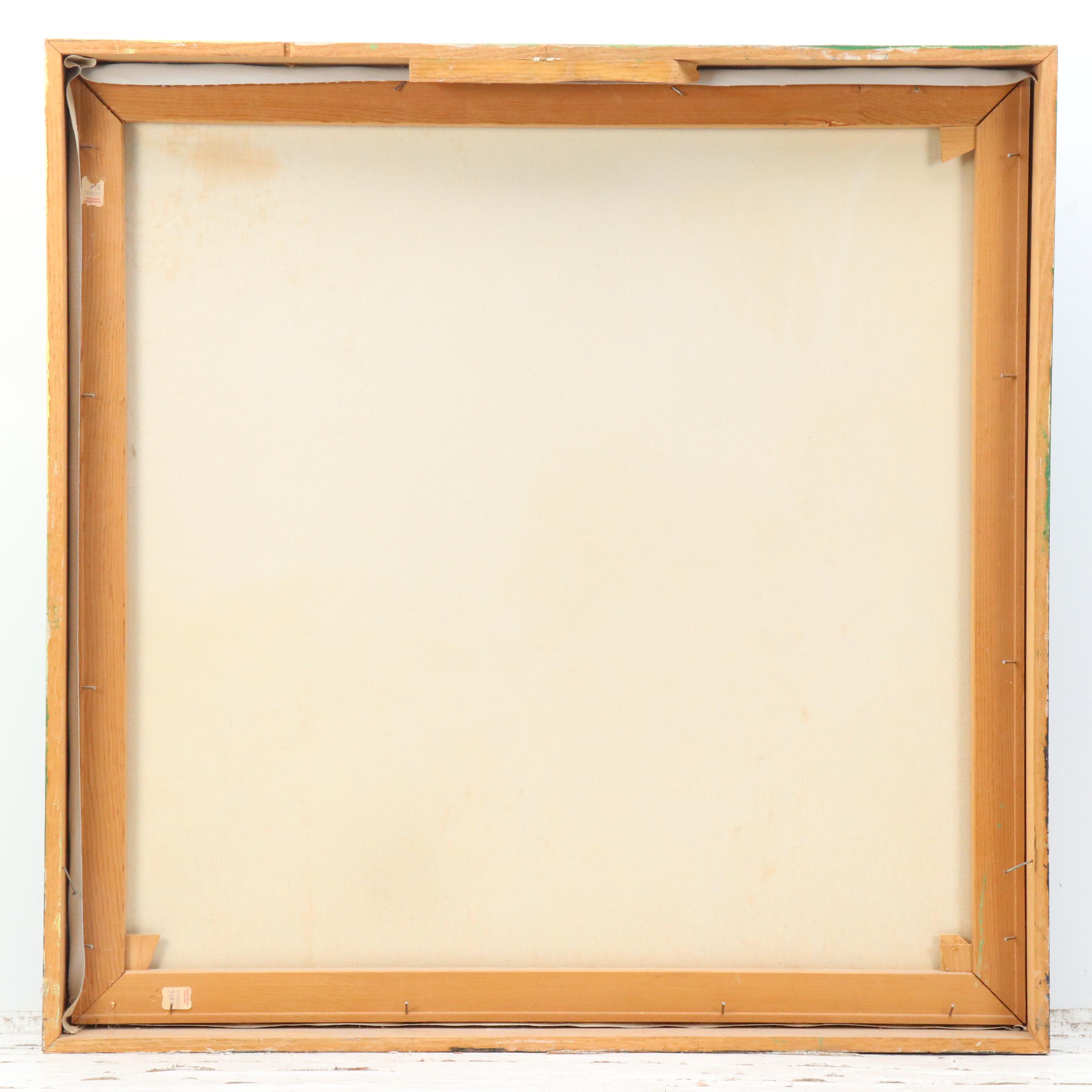 De Mille Diptych Oil Paintings of Dramatic Floral Studies, 21st Century