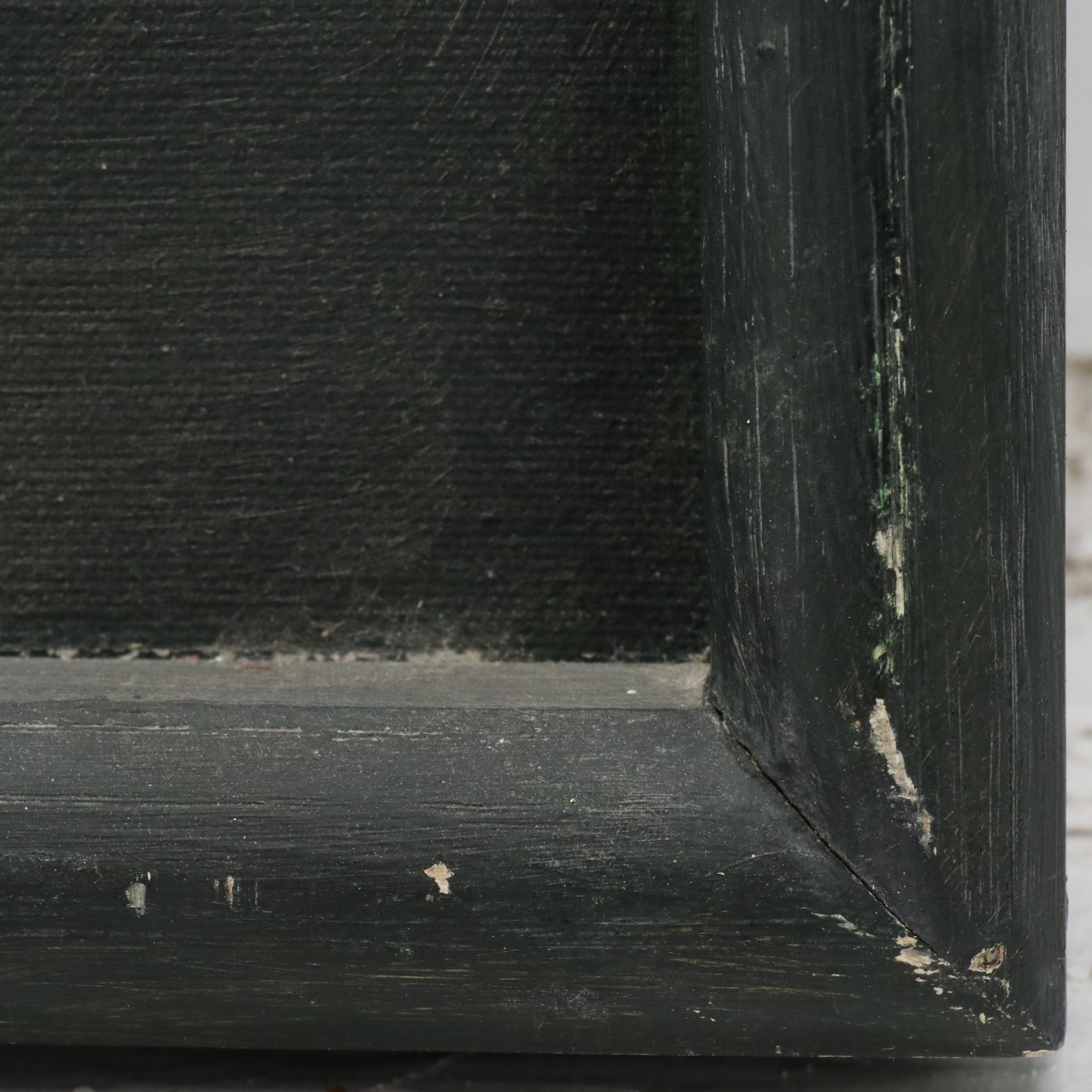 De Mille Diptych Oil Paintings of Dramatic Floral Studies, 21st Century