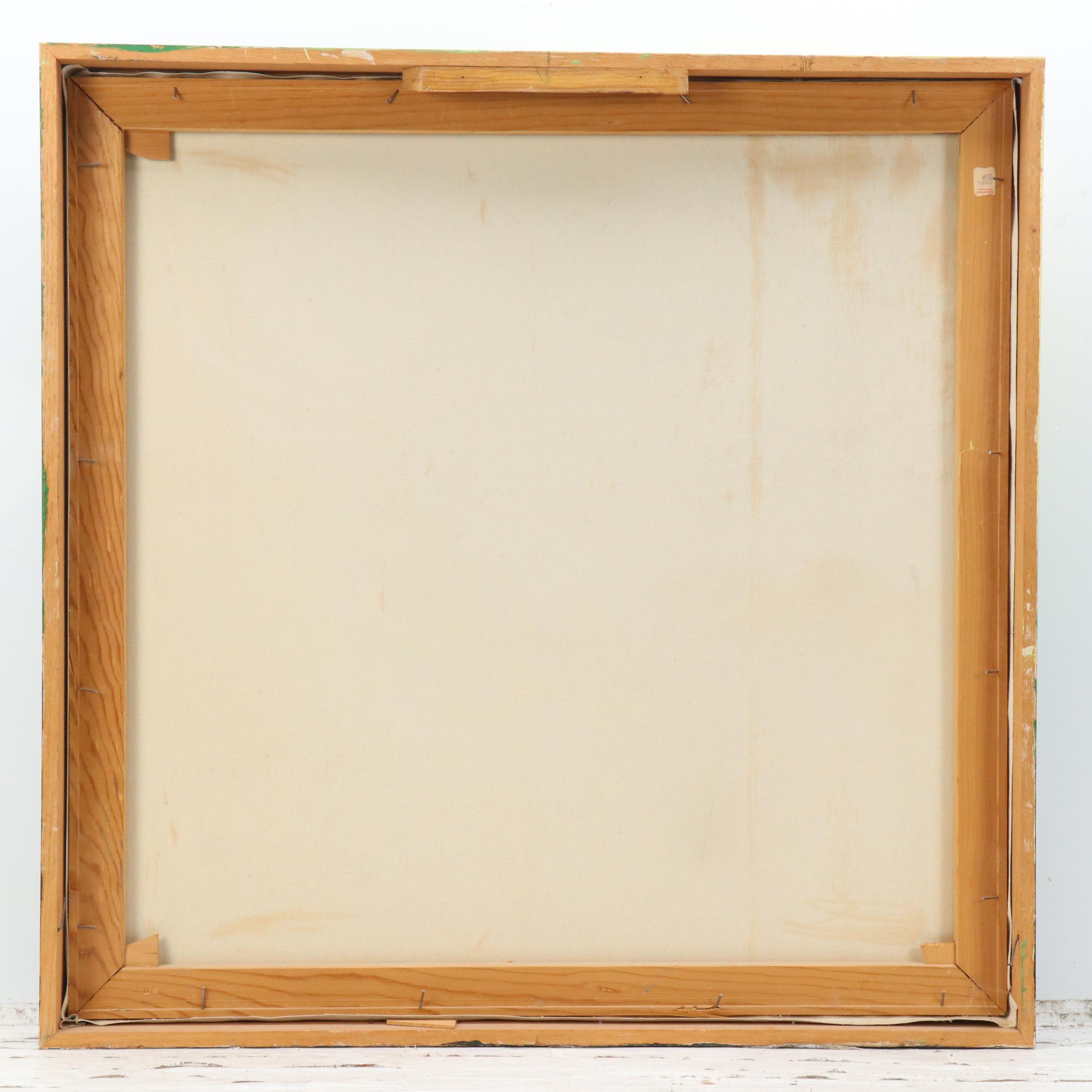 De Mille Diptych Oil Paintings of Dramatic Floral Studies, 21st Century