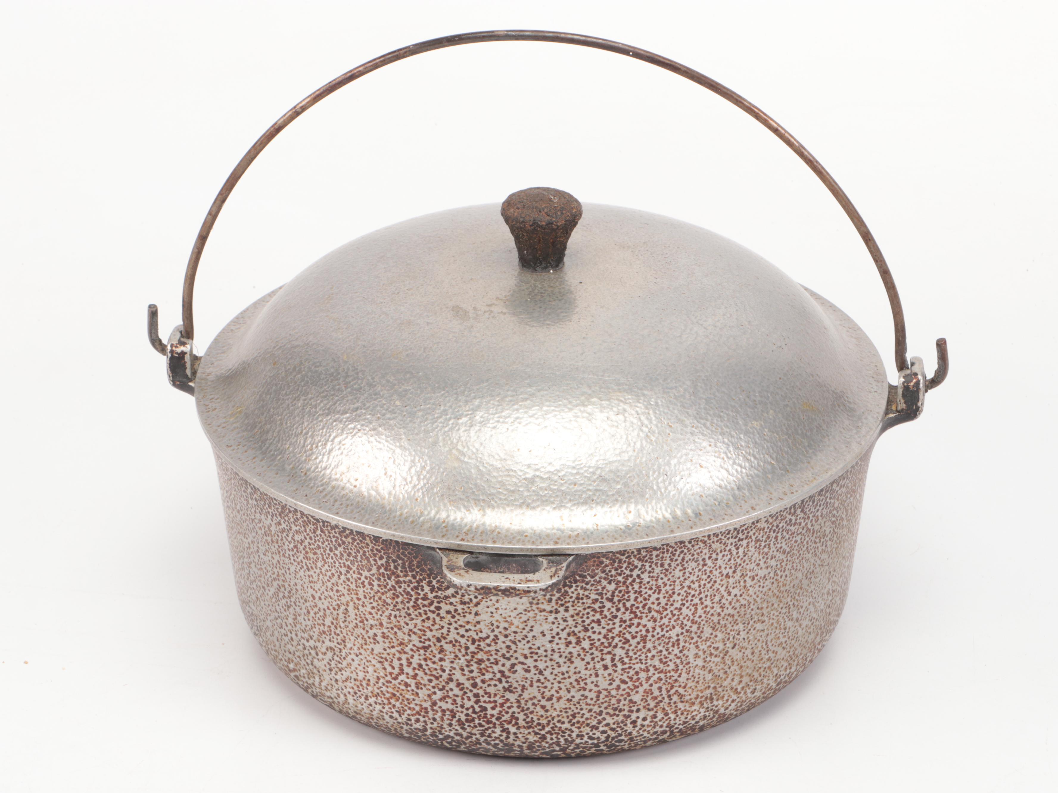 Vintage Cast Iron with Other Pots and Pans, Mid to Late 20th Century