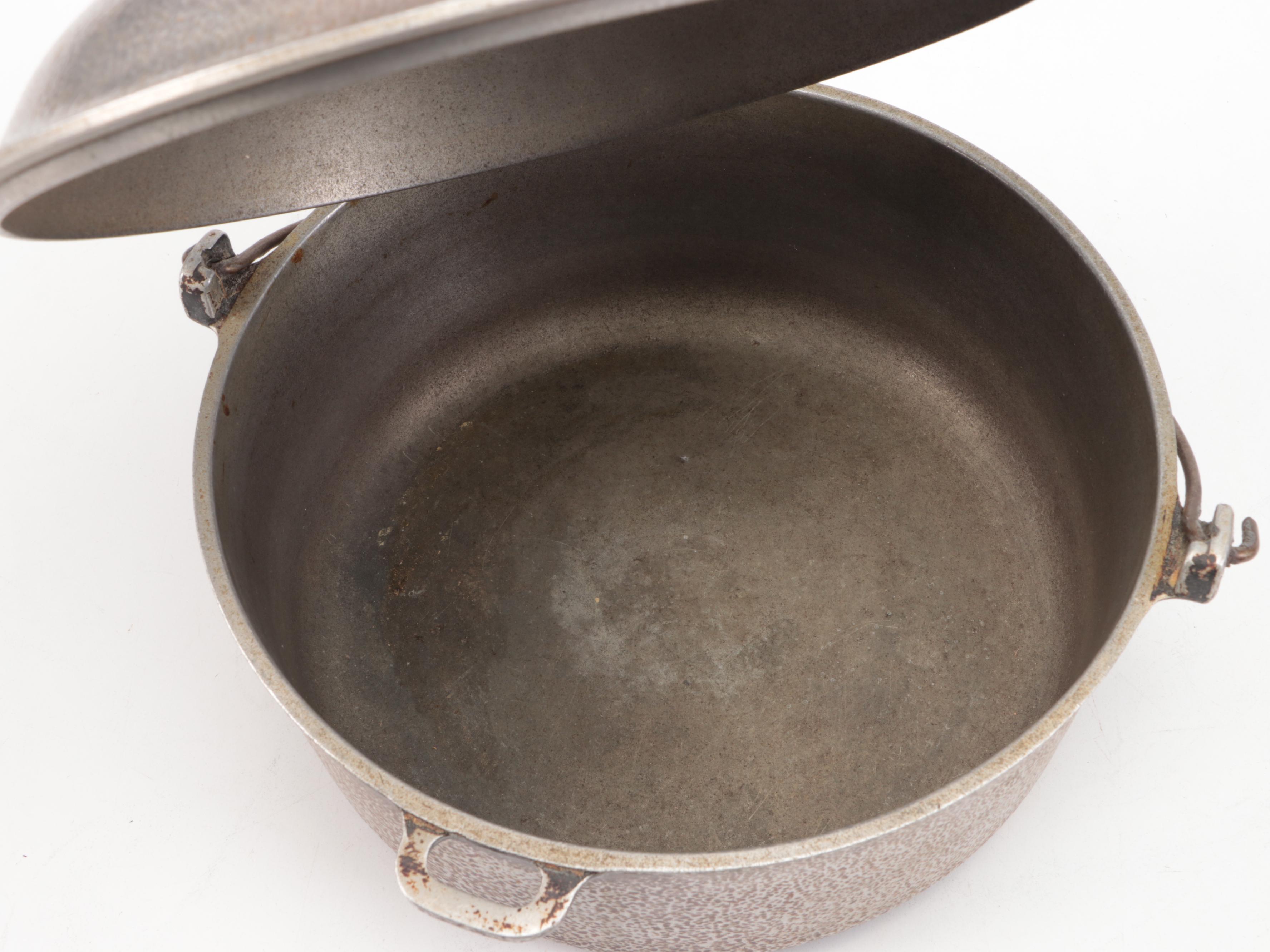 Vintage Cast Iron with Other Pots and Pans, Mid to Late 20th Century