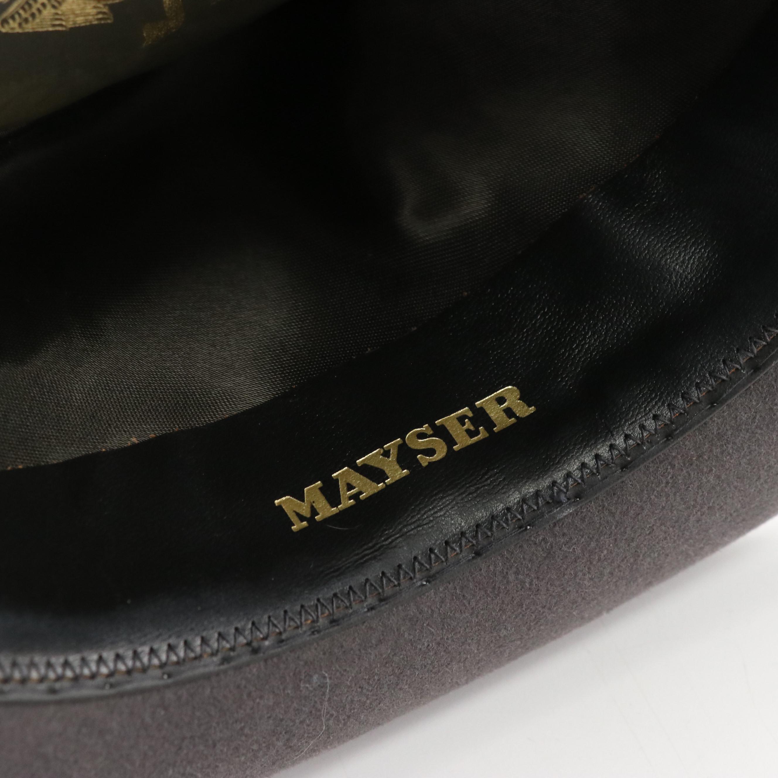 Mayser Fur Felt Fedora with Hat Box