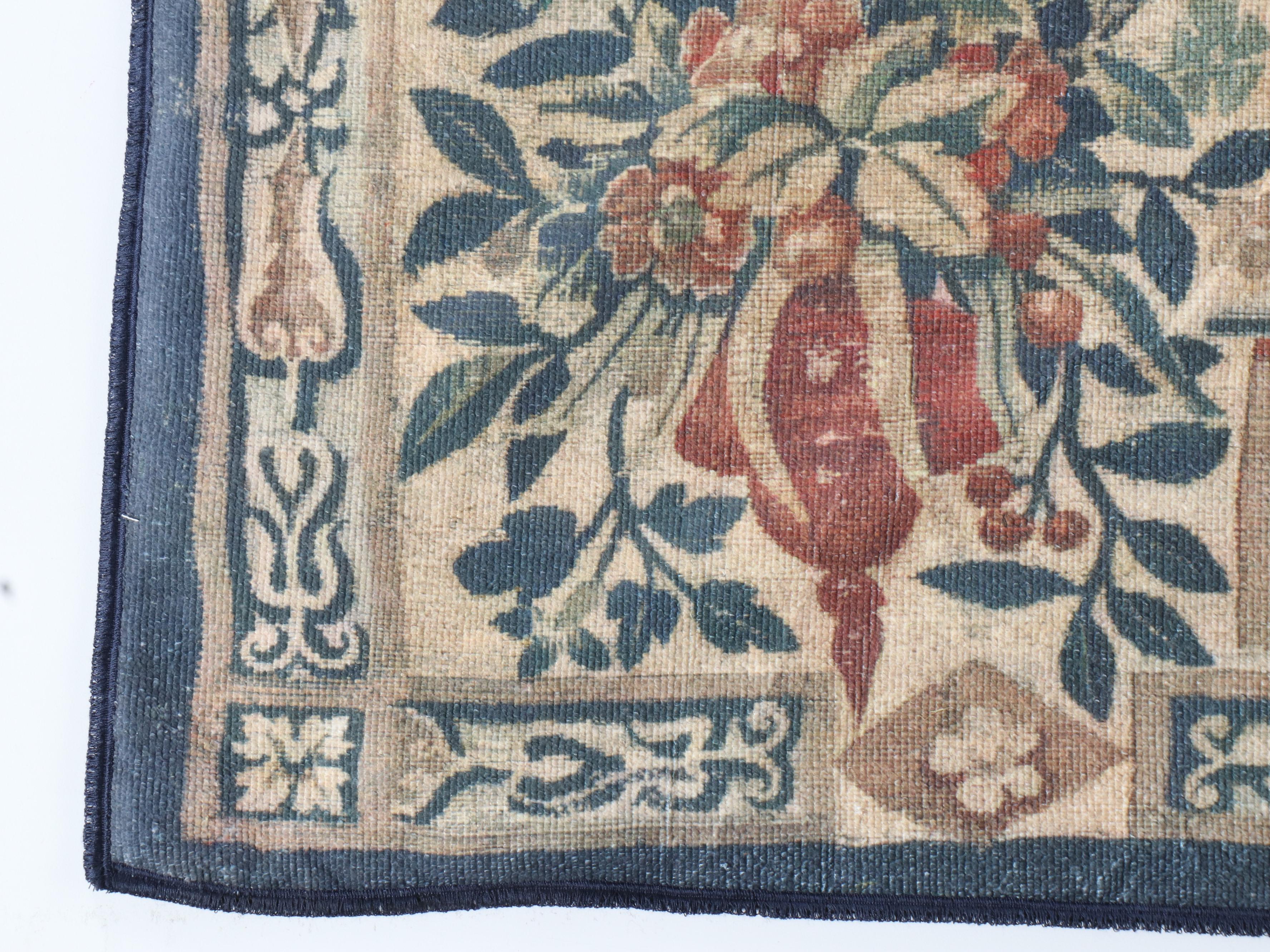 Verdure Landscape Printed Tapestry and Wooden Hanging Clips