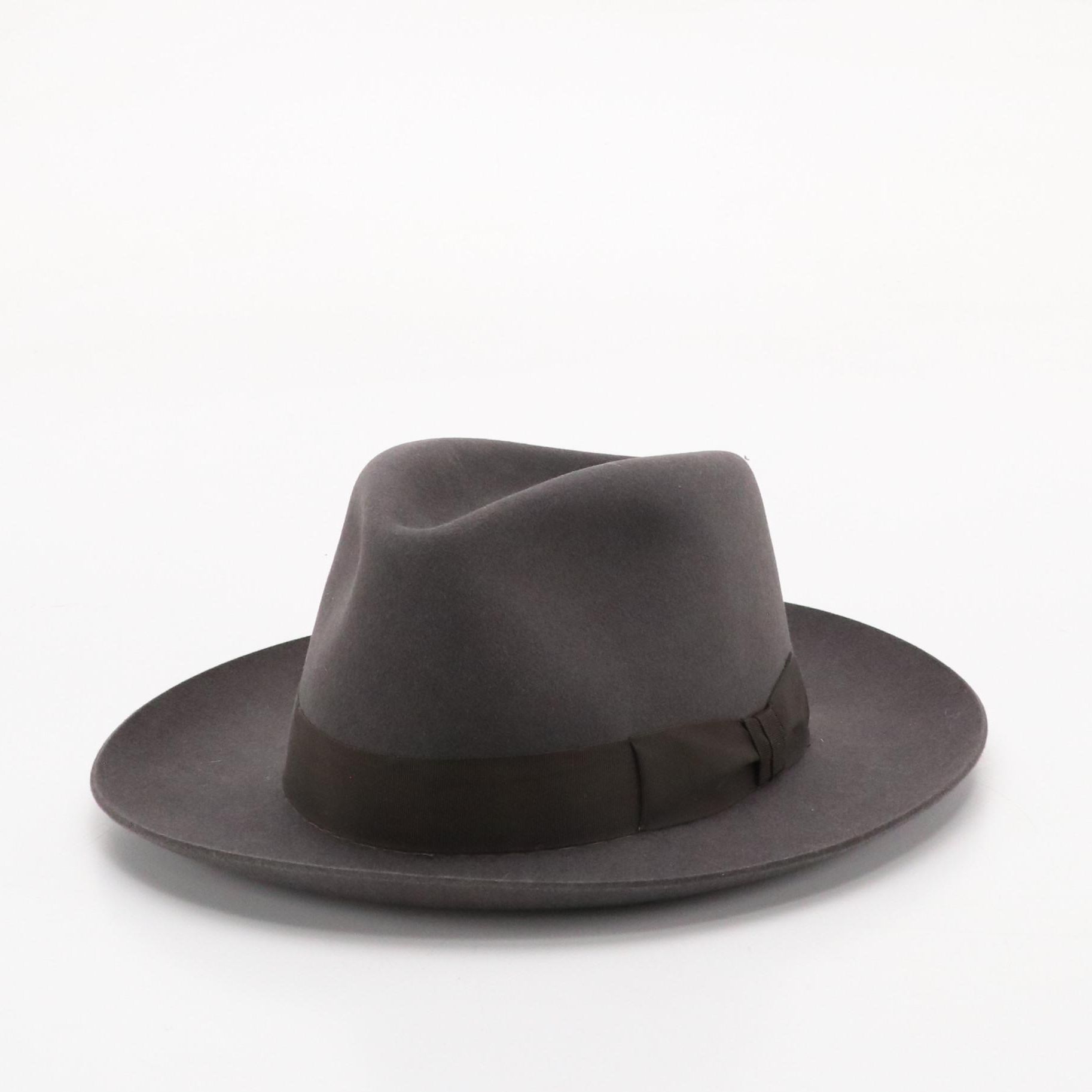 Mayser Fur Felt Fedora with Hat Box