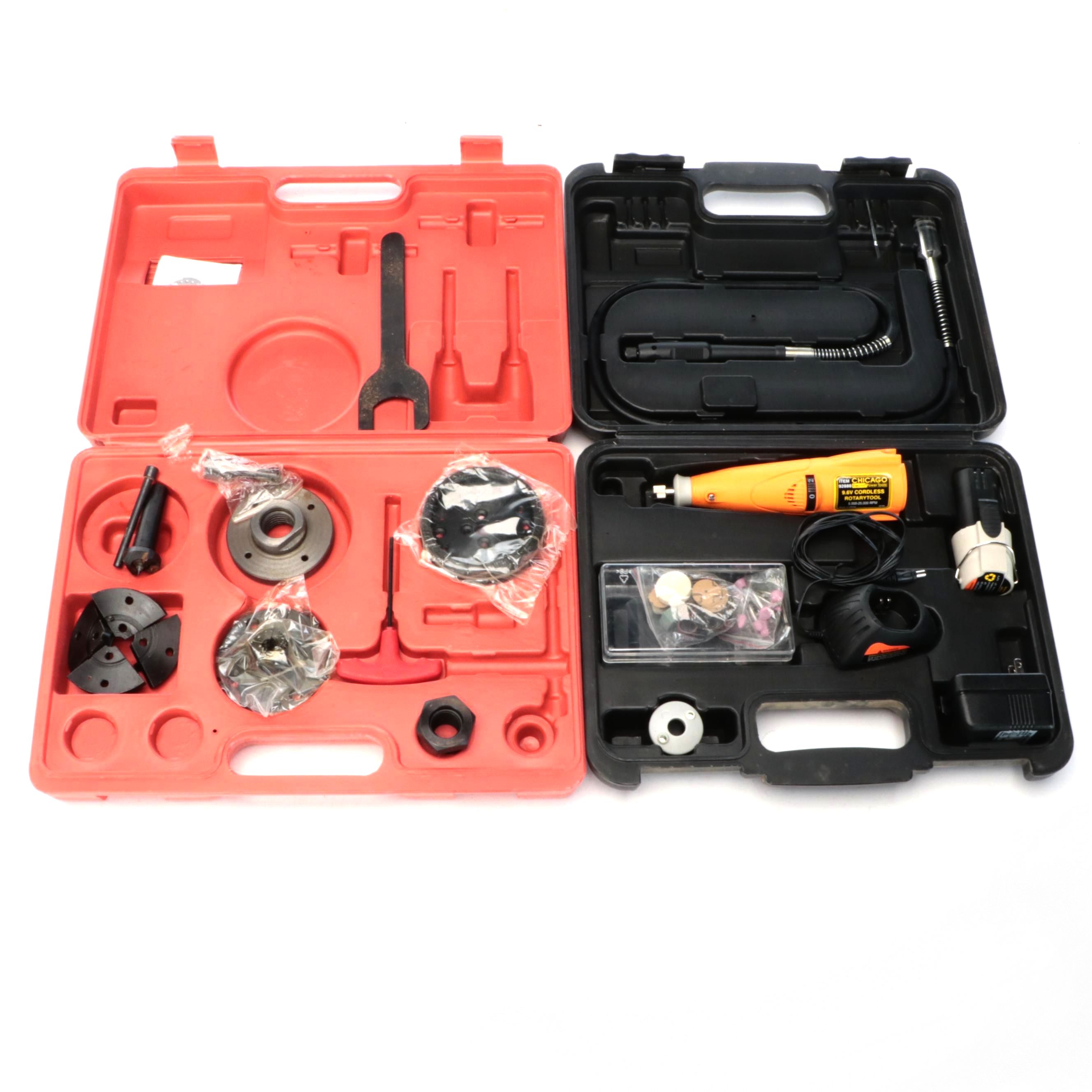 Chicago Tool Cordless Rotary Tool with Barracuda Two-Key Chuck System