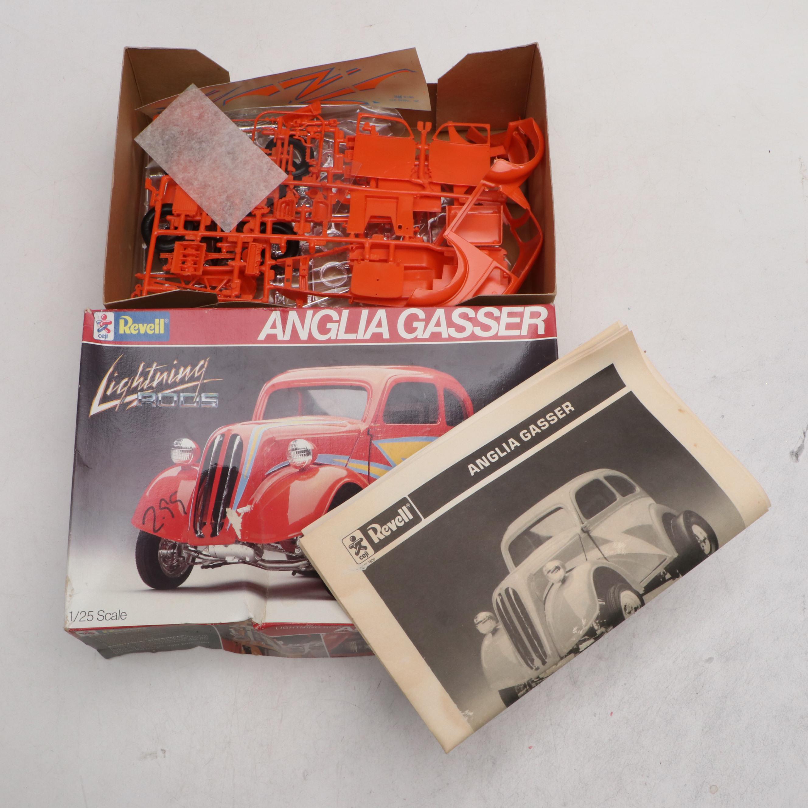 Revell "Anglia Gasser," "Chopped '34 Ford Coupe" and More Model Car Kits
