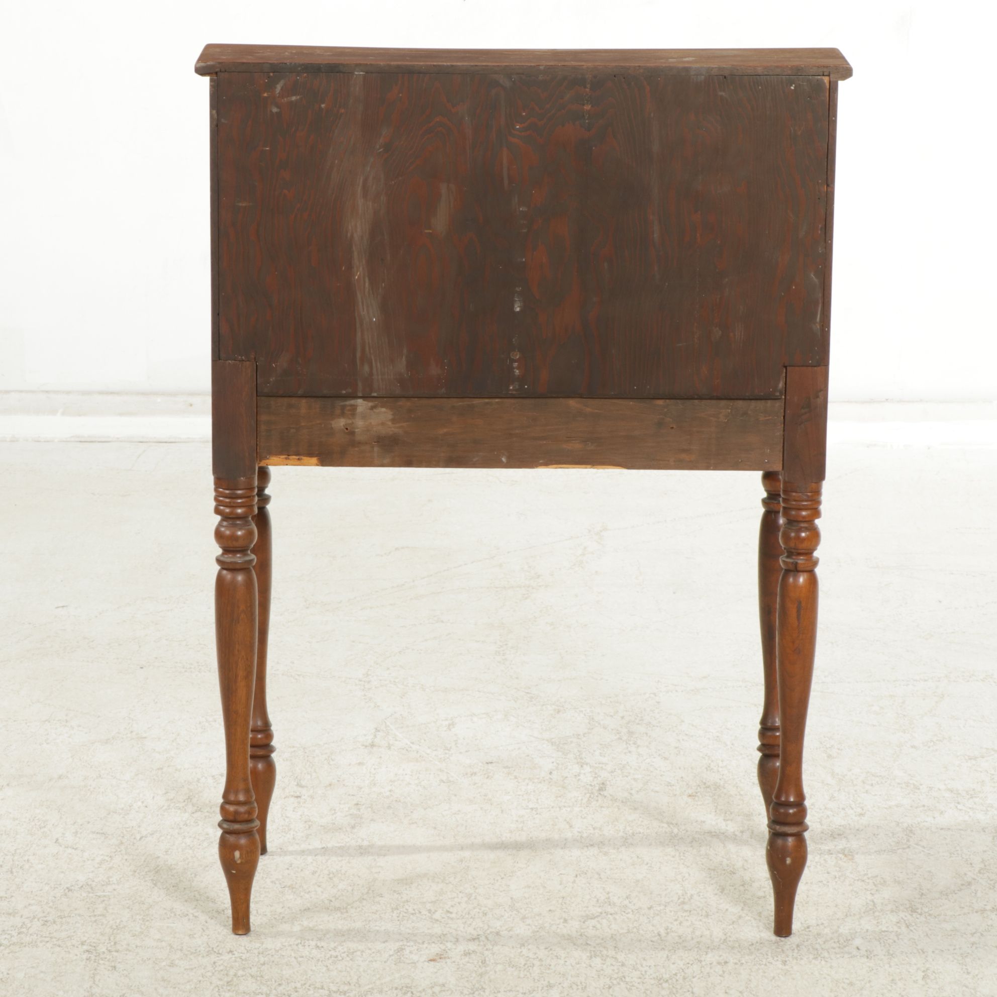 Sheraton Style Walnut Fall Front Desk, Late 19th to Early 20th Century