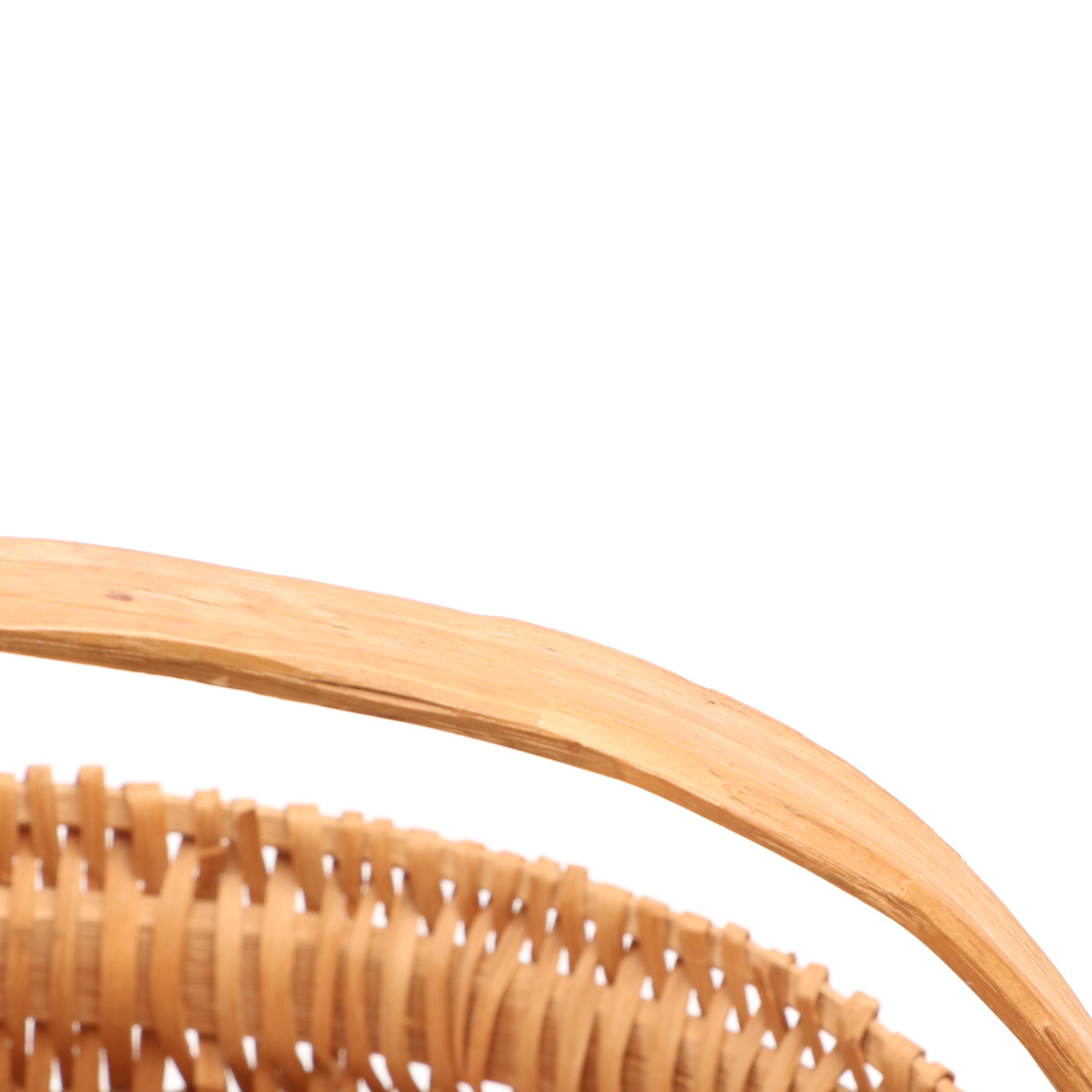 Handwoven Wicker and Patterned Baskets