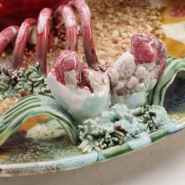 Jay Willfred for Andrea by Sadek Lobster Ceramic Decorative Wall Plate