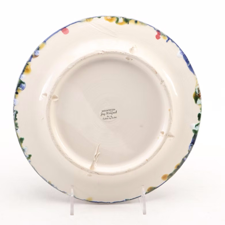 Jay Willfred for Andrea by Sadek Lobster Ceramic Decorative Wall Plate