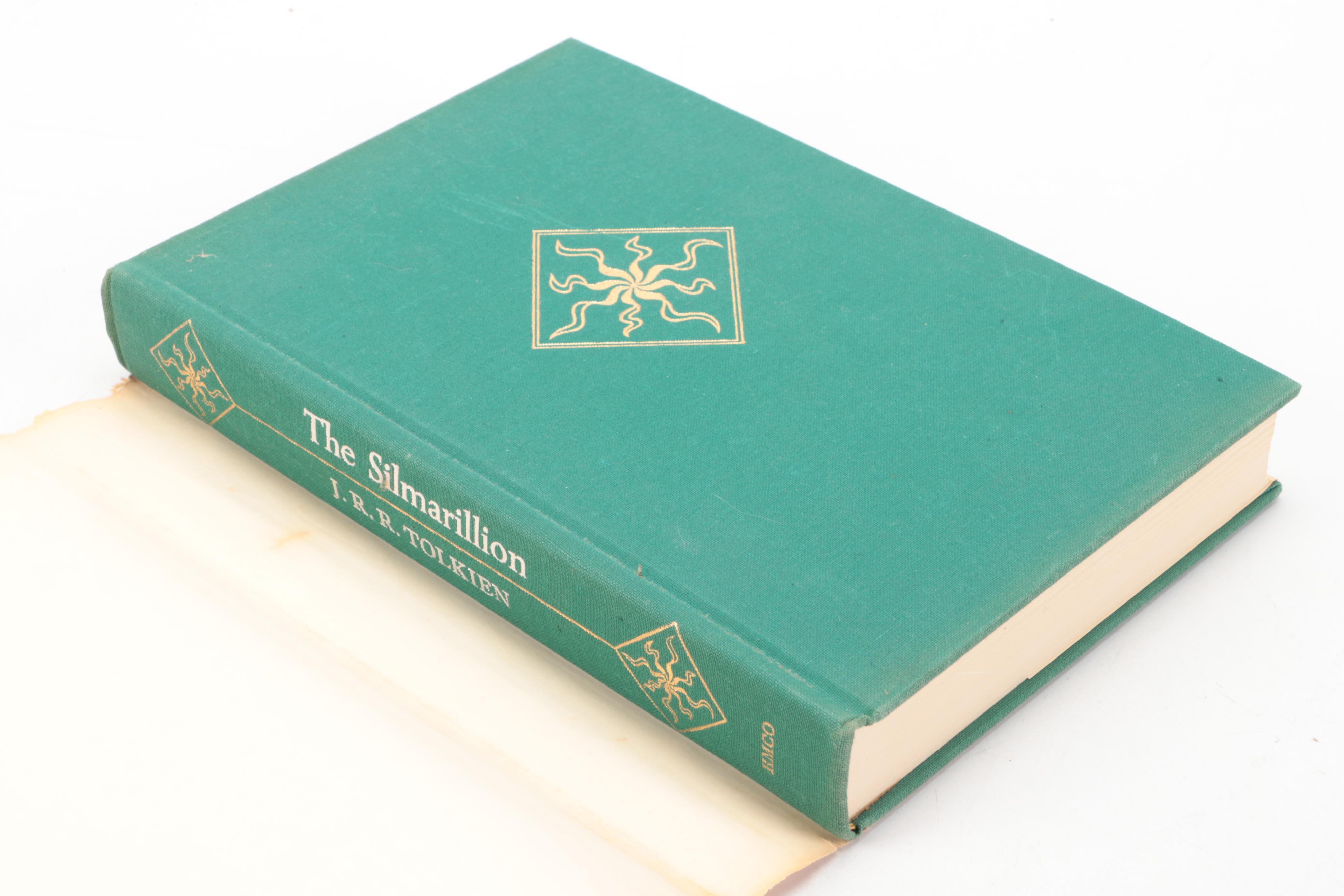 First American Edition "The Silmarillion" by J. R. R. Tolkien with Map, 1977