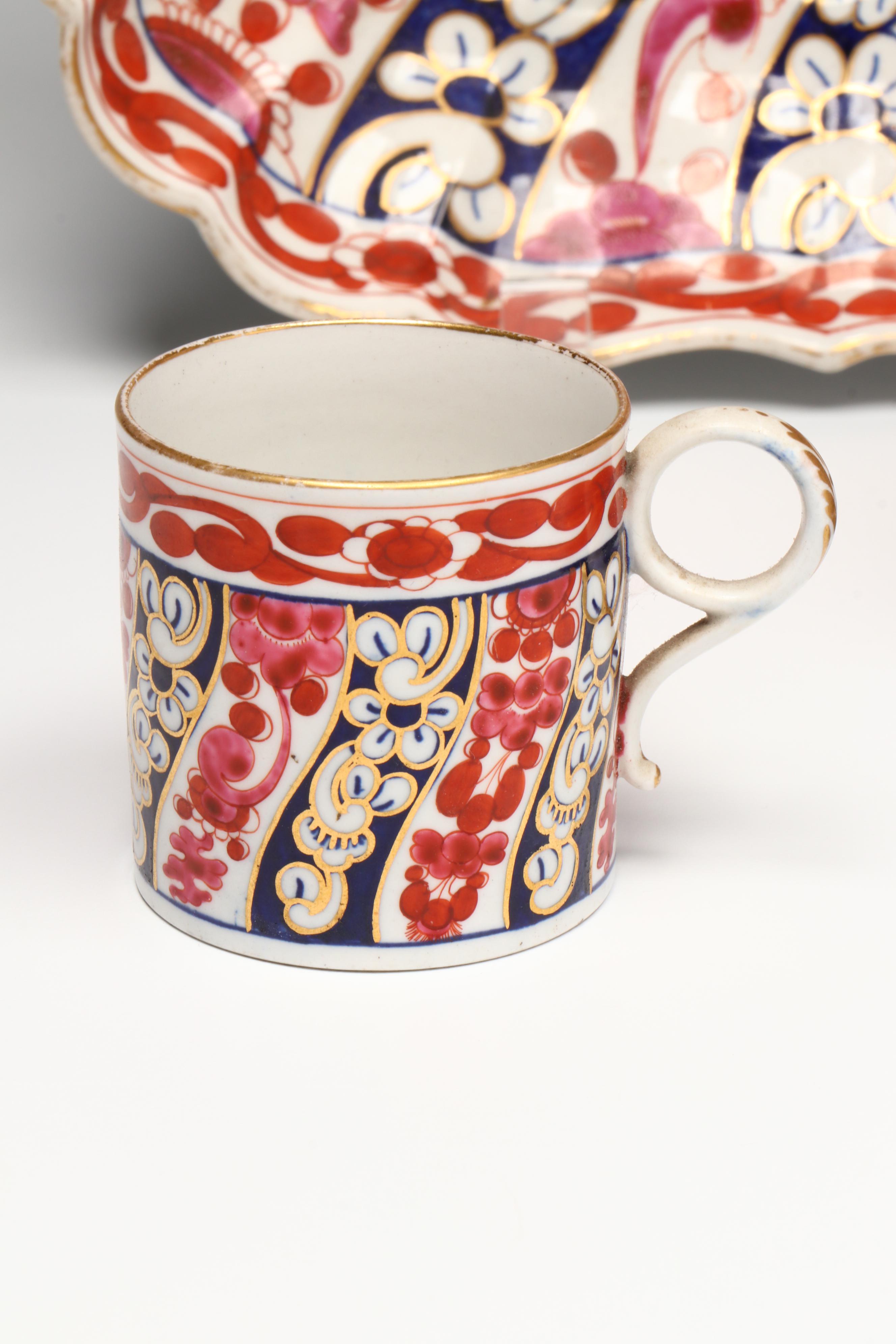 Dr. Wall with Flight and Other Worcester Porcelain "Queen Charlotte" Tableware