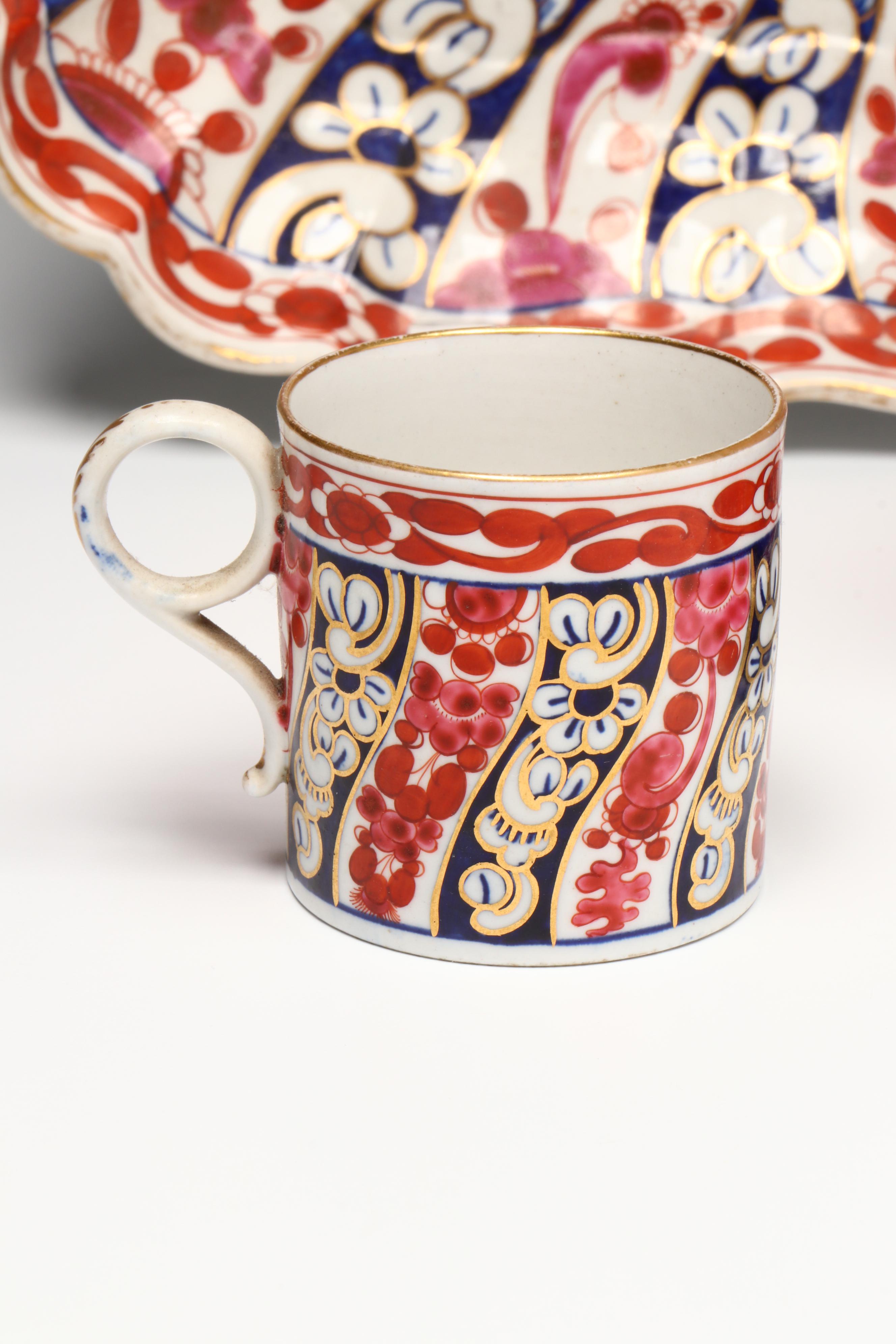 Dr. Wall with Flight and Other Worcester Porcelain "Queen Charlotte" Tableware