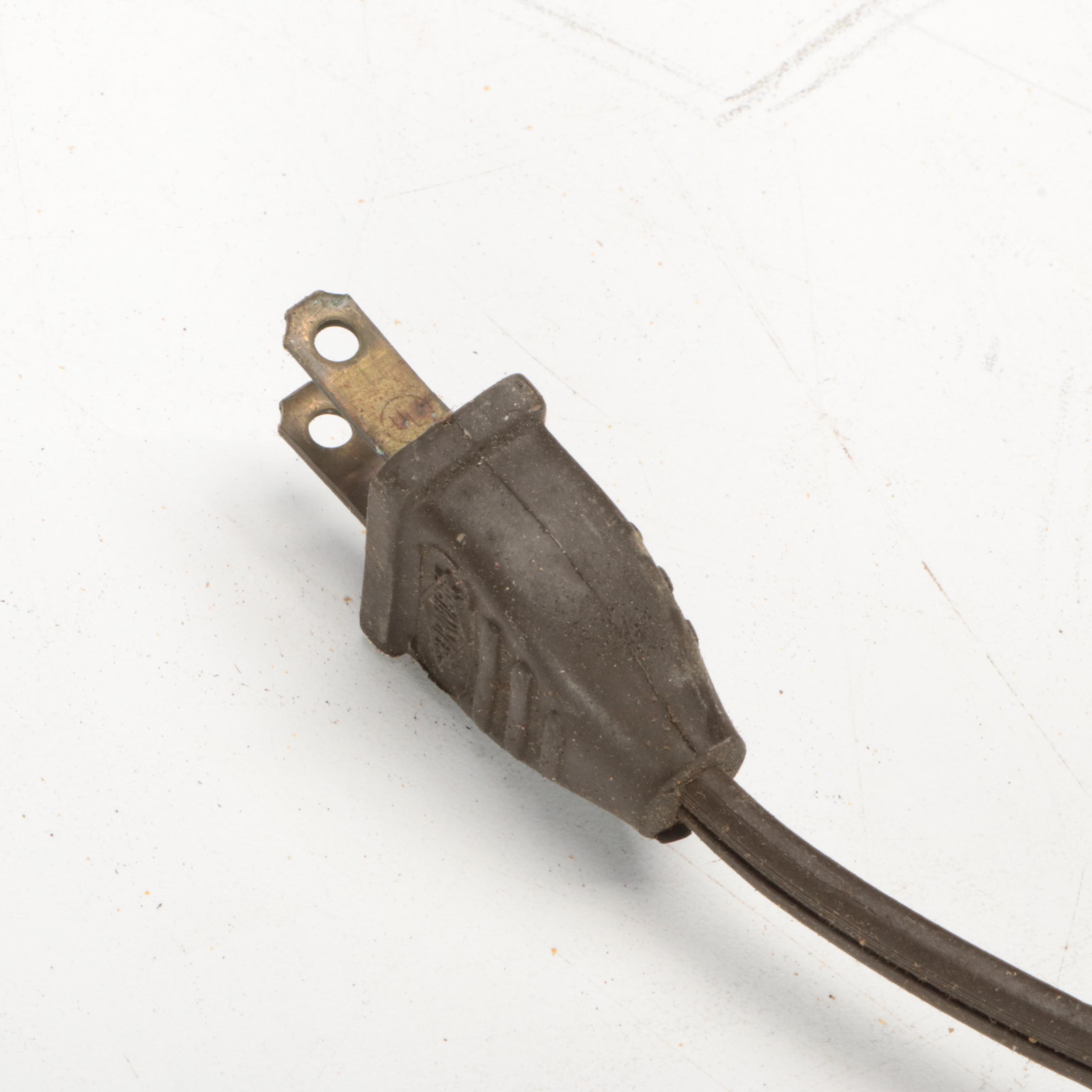 Singer Electric Sewing Machine with Case, Mid-20th Century