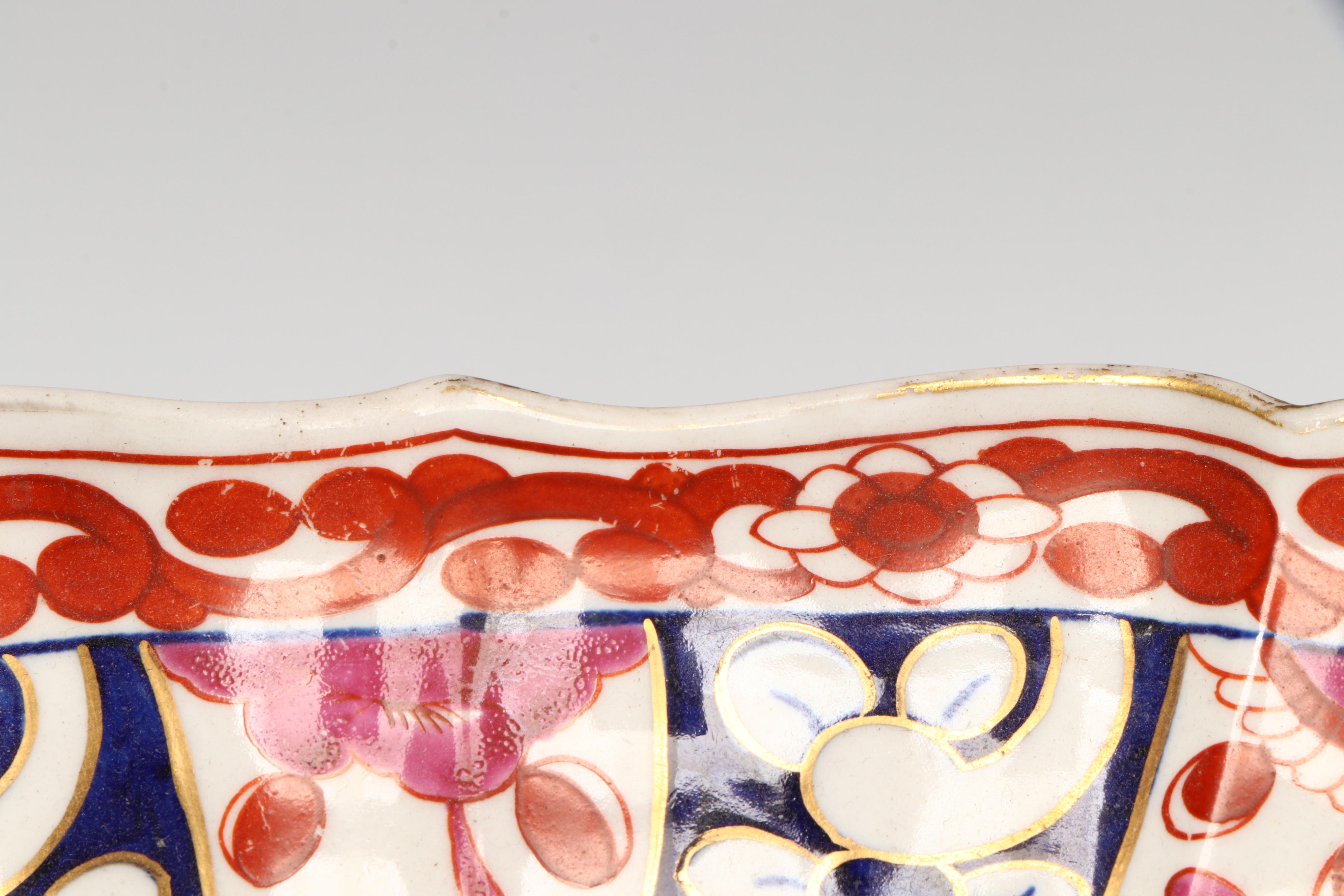 Dr. Wall with Flight and Other Worcester Porcelain "Queen Charlotte" Tableware