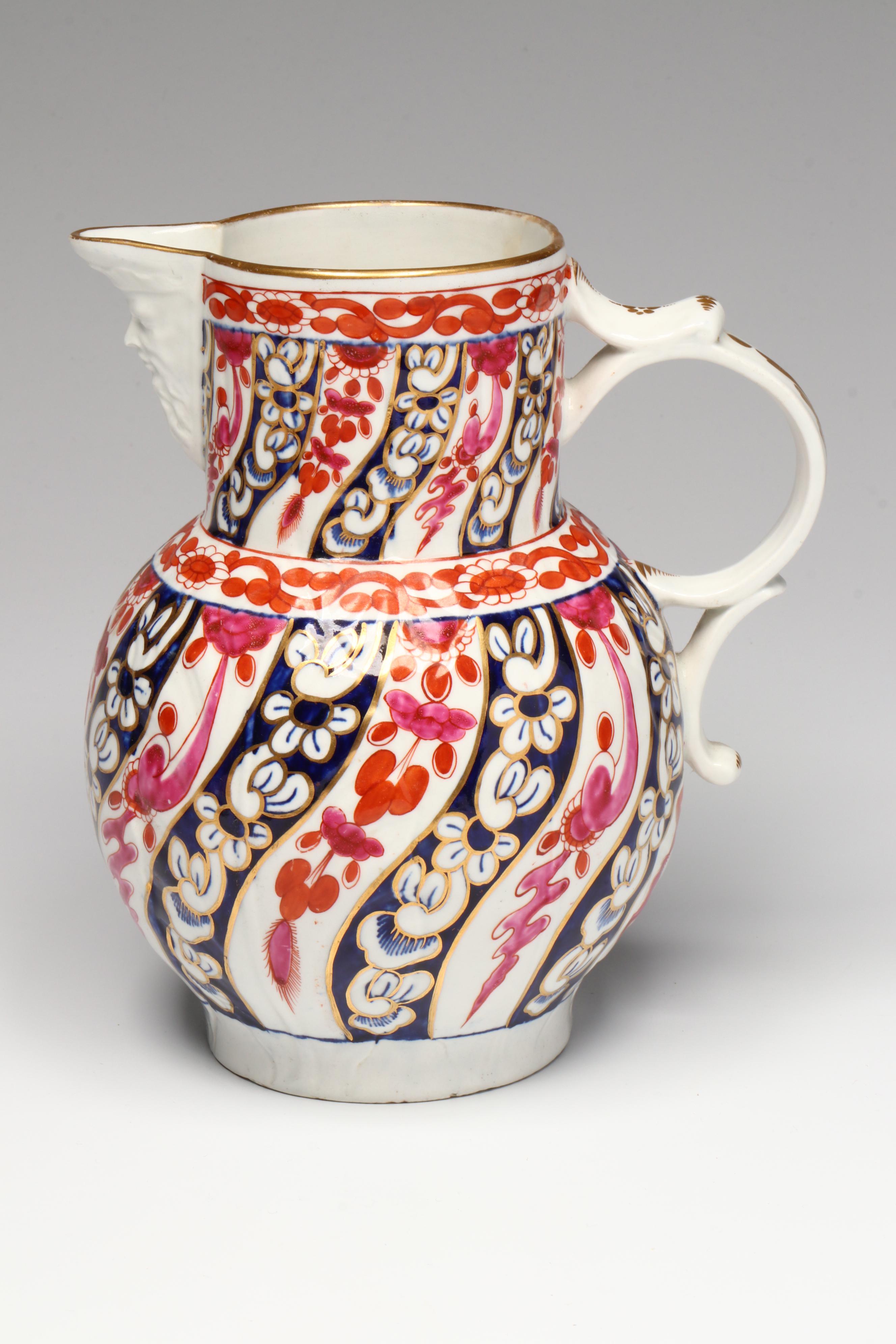 Dr. Wall with Flight and Other Worcester Porcelain "Queen Charlotte" Tableware