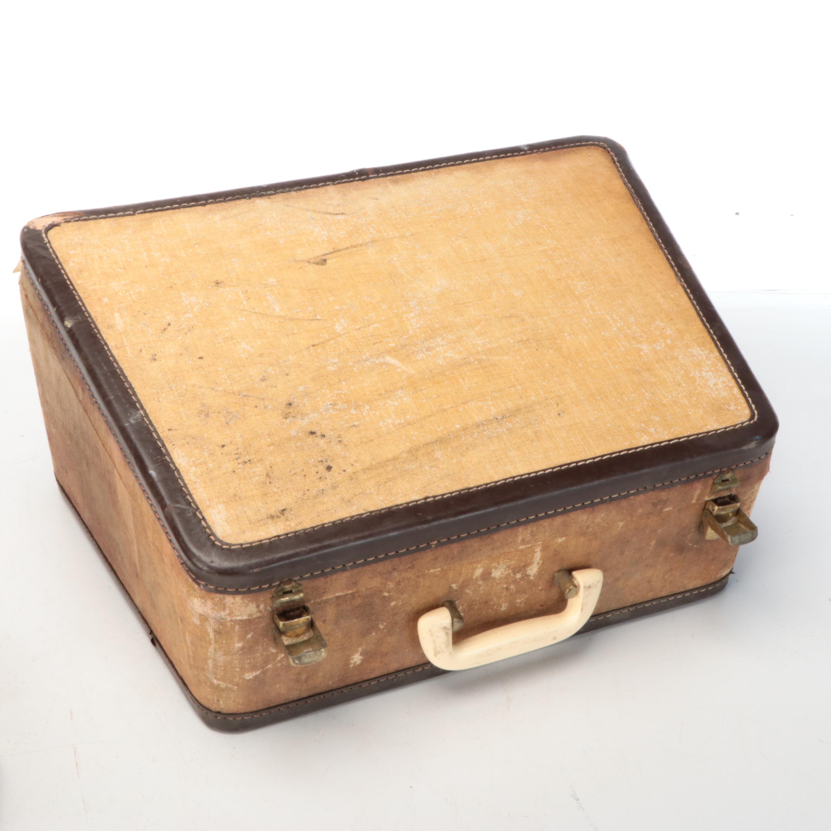 Singer Electric Sewing Machine with Case, Mid-20th Century