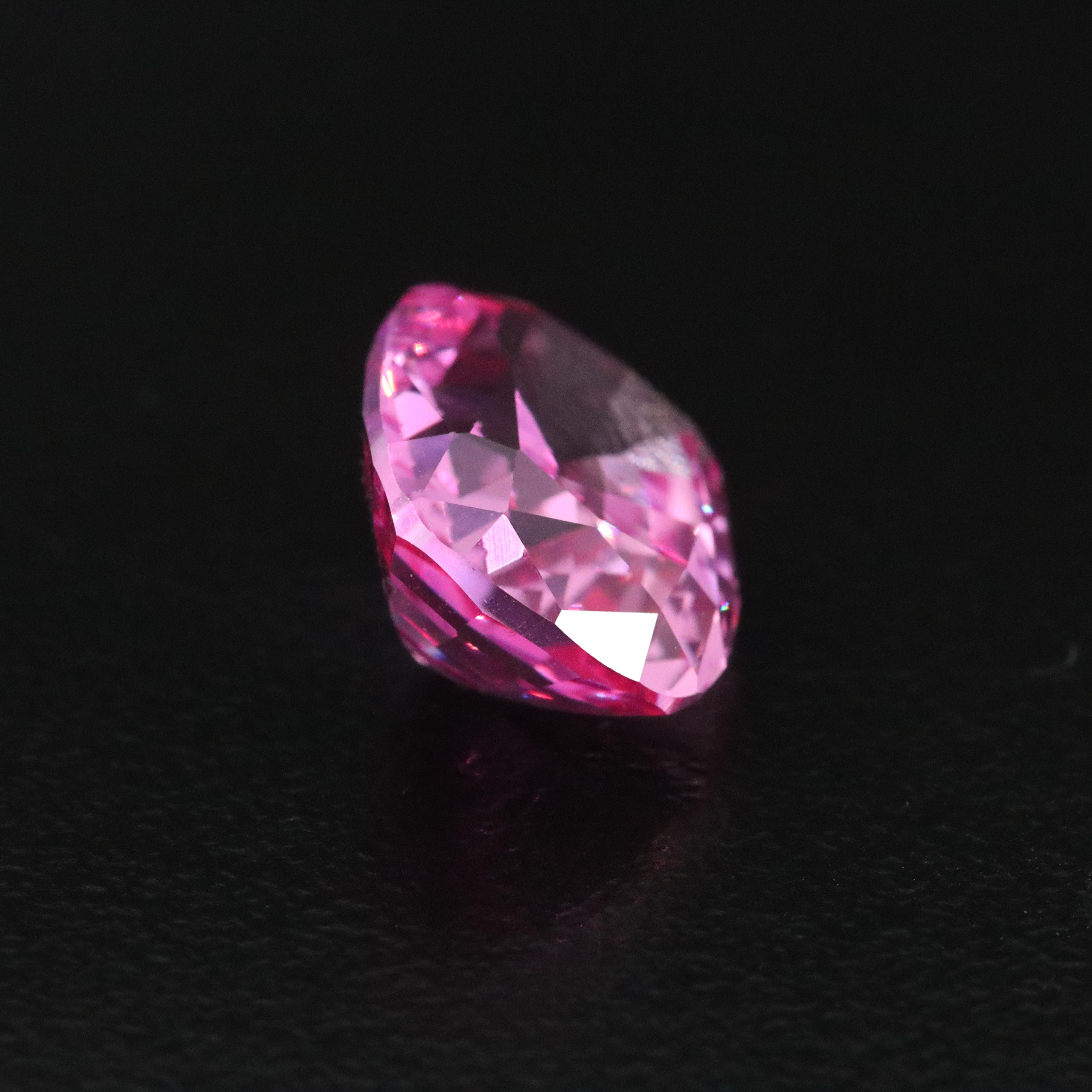 Loose 7.86 CT Lab Grown Pink Sapphire