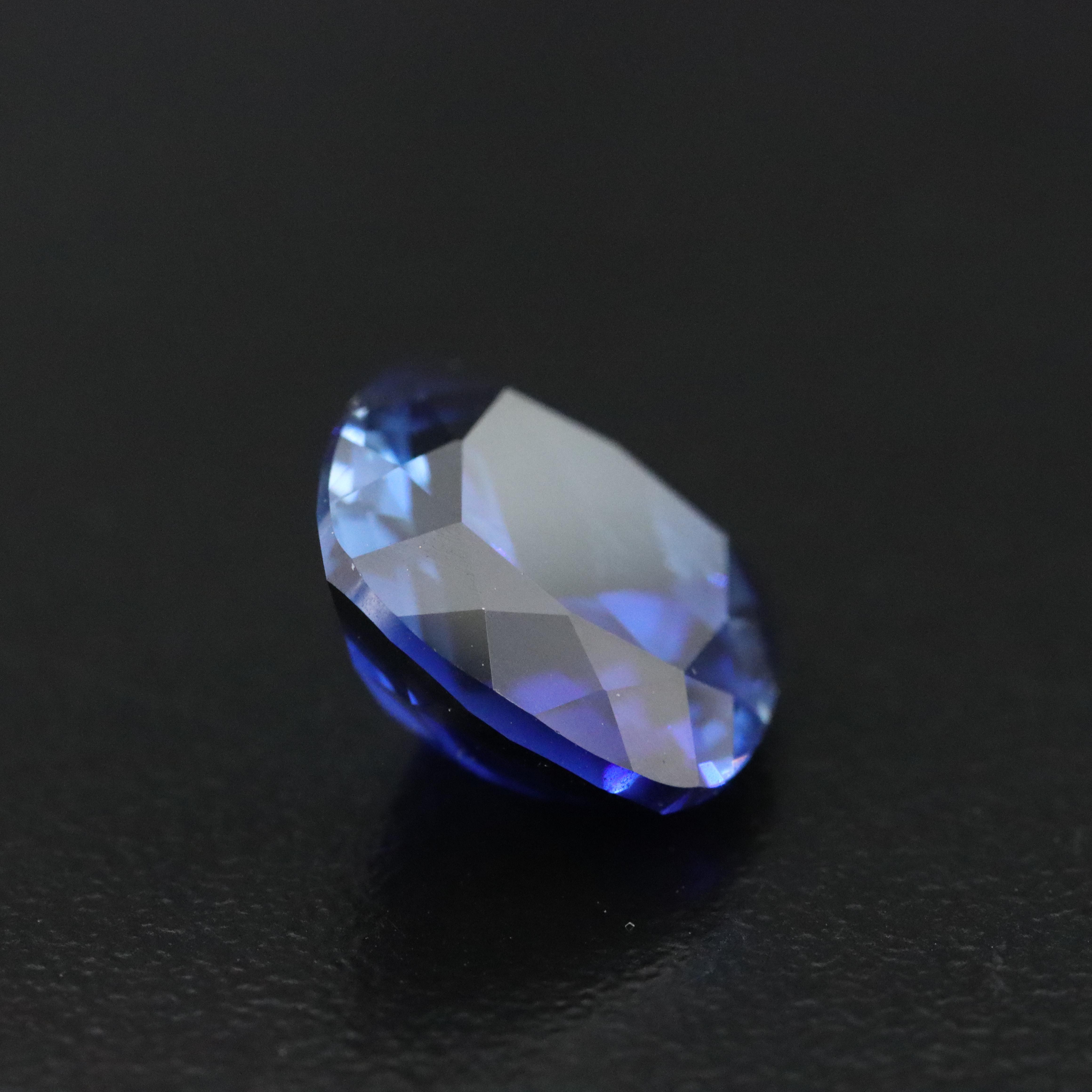 Loose 9.21 CT Lab Grown Sapphire