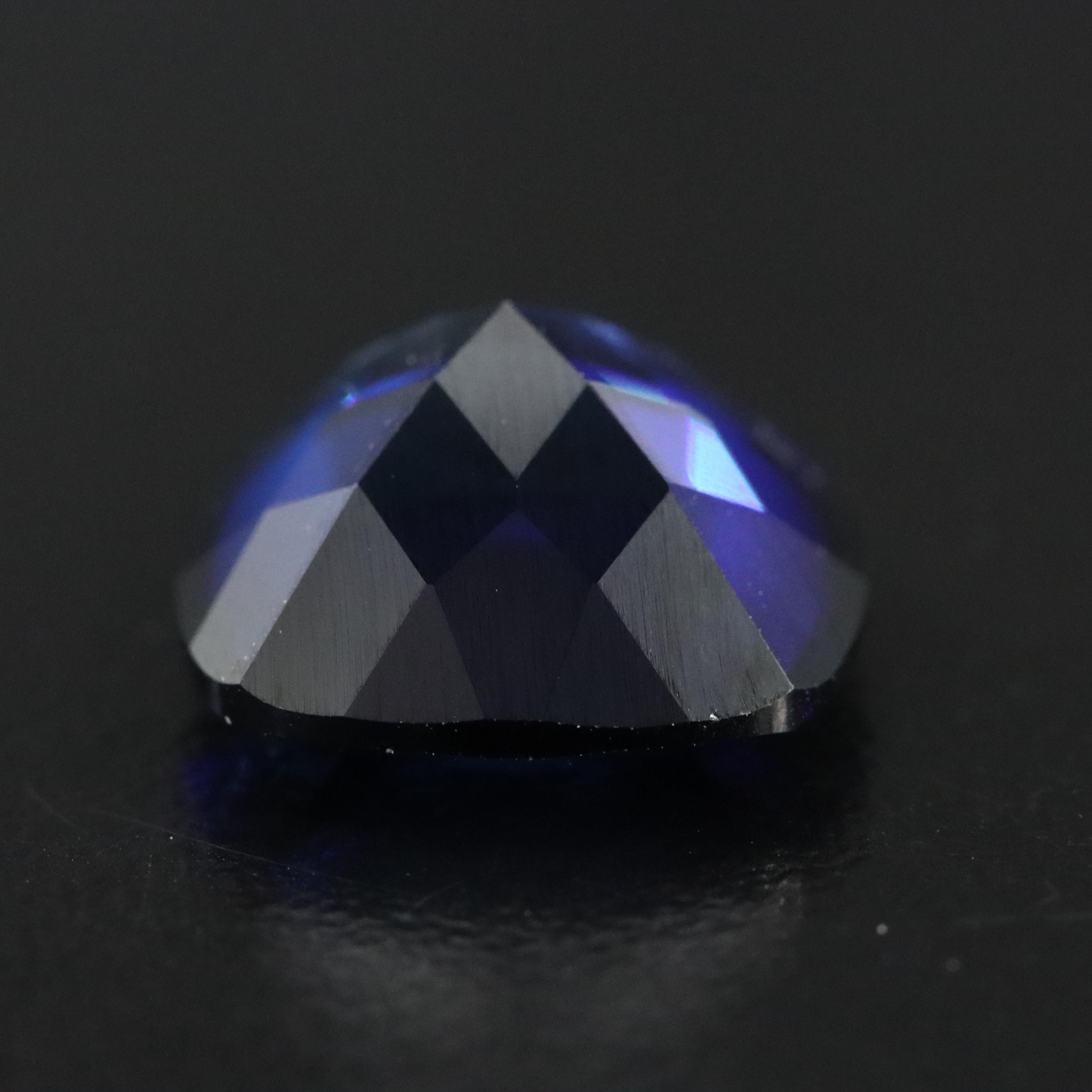 Loose 9.21 CT Lab Grown Sapphire