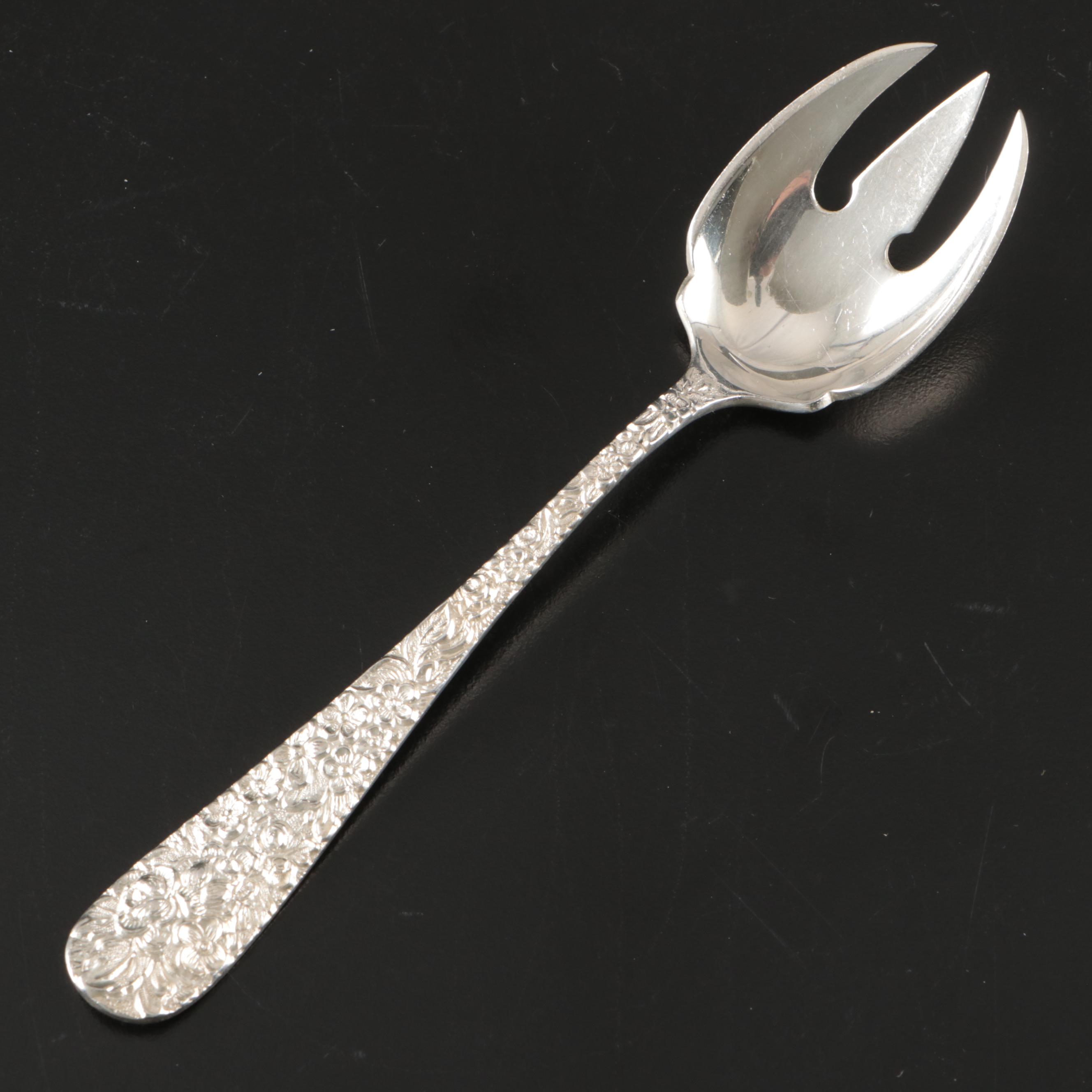 S. Kirk & Son "Repoussé" Sterling Silver Ice Cream Forks