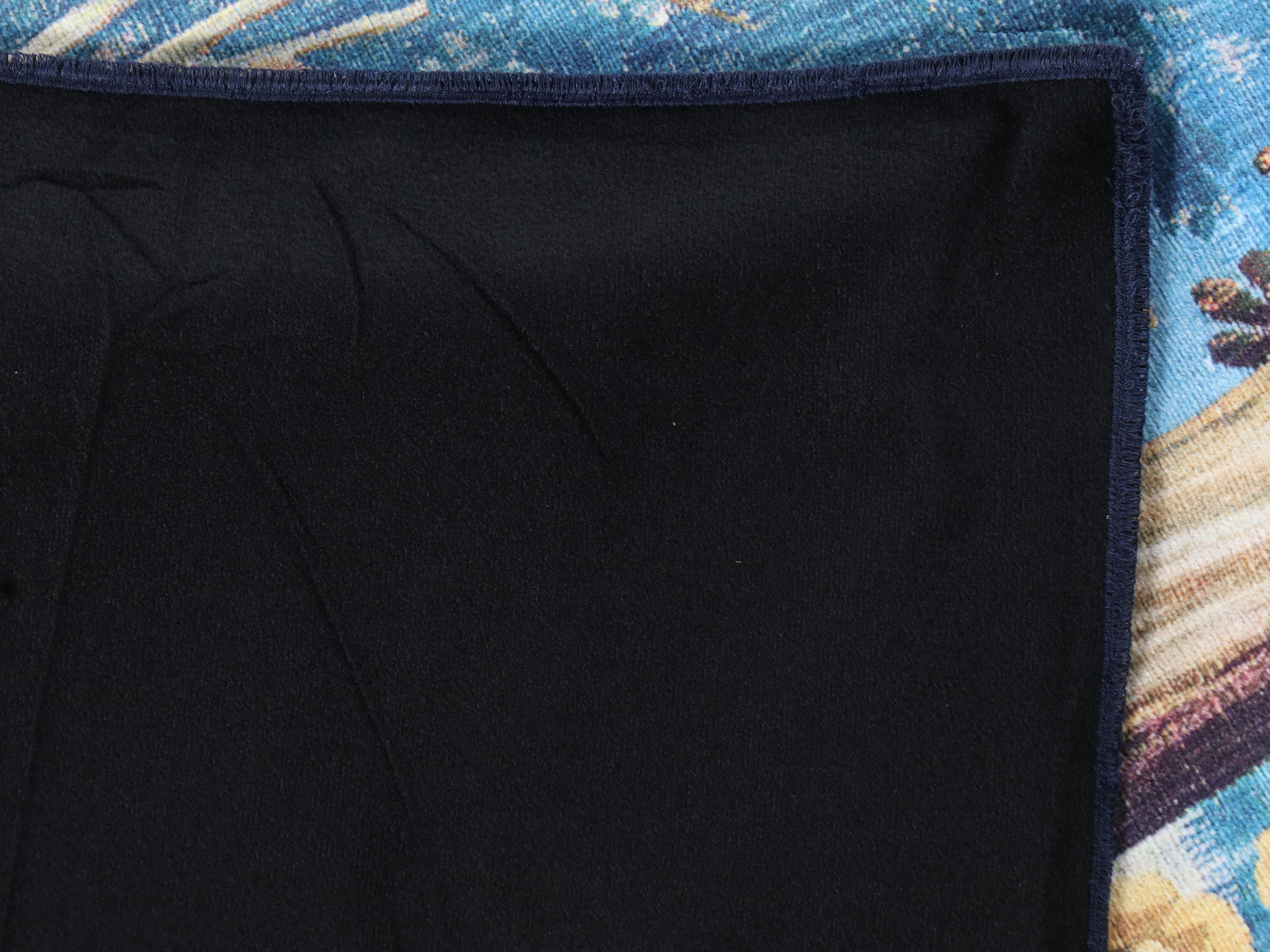 Landscape Wall Printed Tapestry with Wooden Hanging Clips