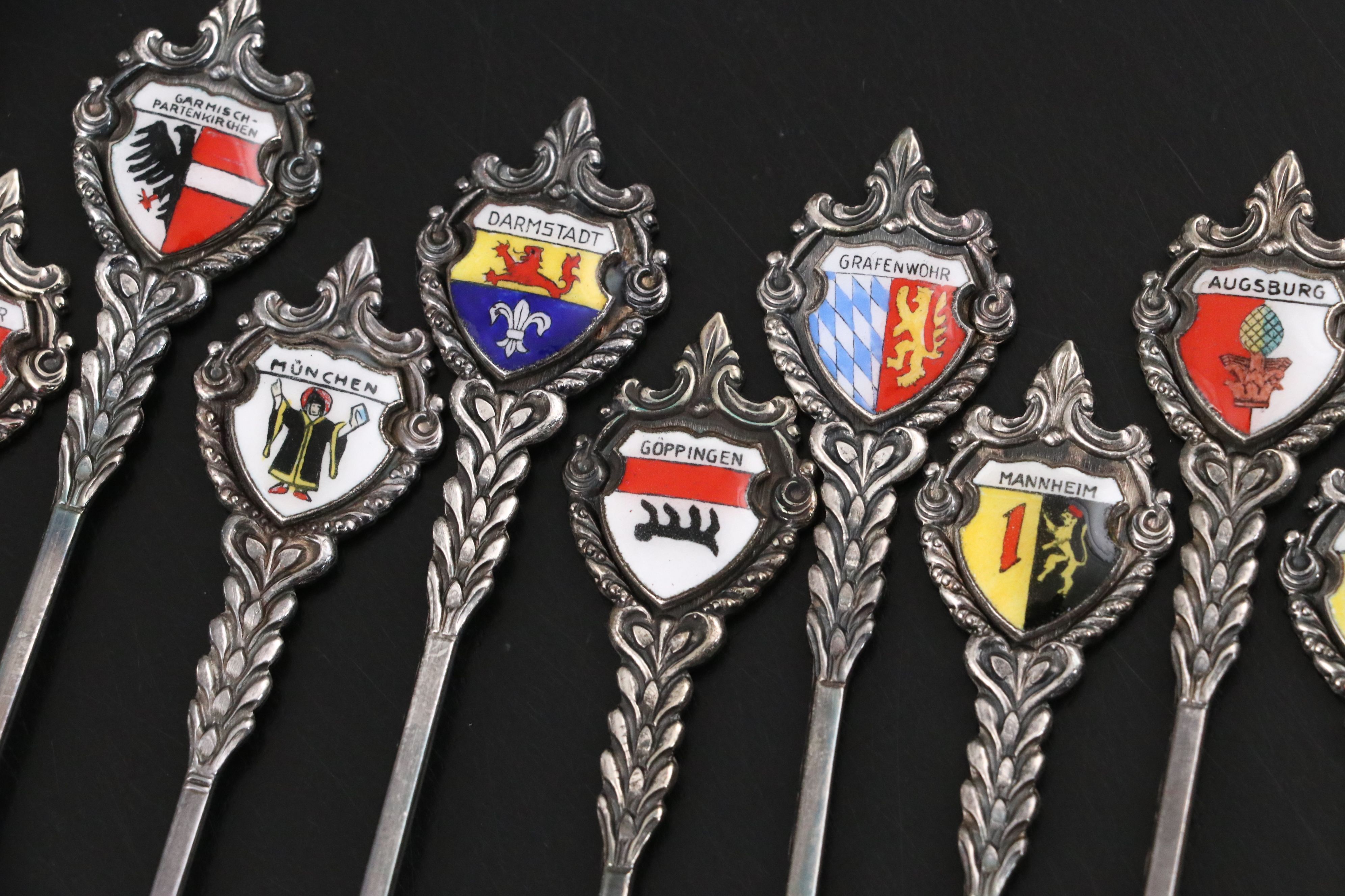 WMF 900 Silver Server with Other European 800 Silver and Souvenir Utensils