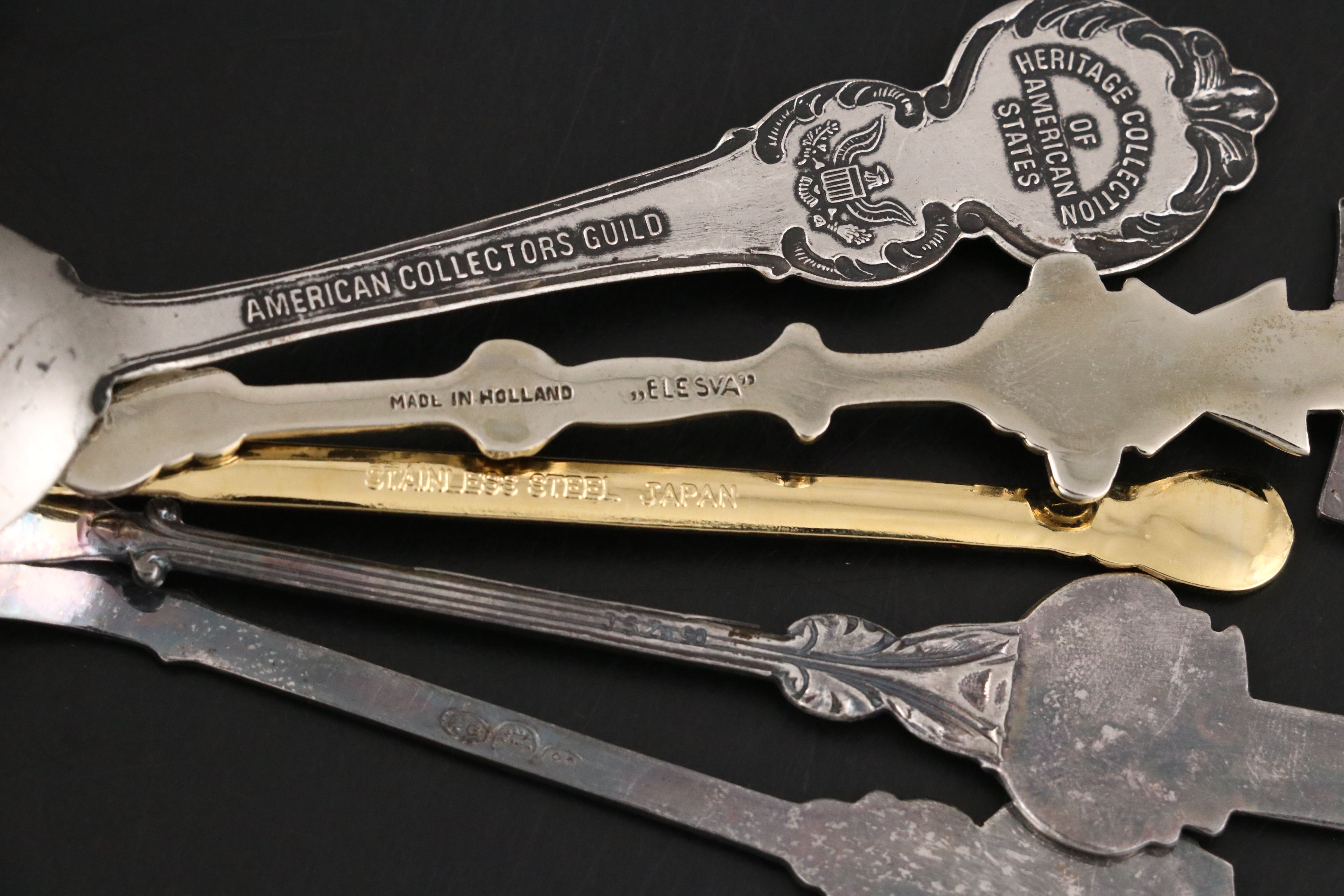 WMF 900 Silver Server with Other European 800 Silver and Souvenir Utensils