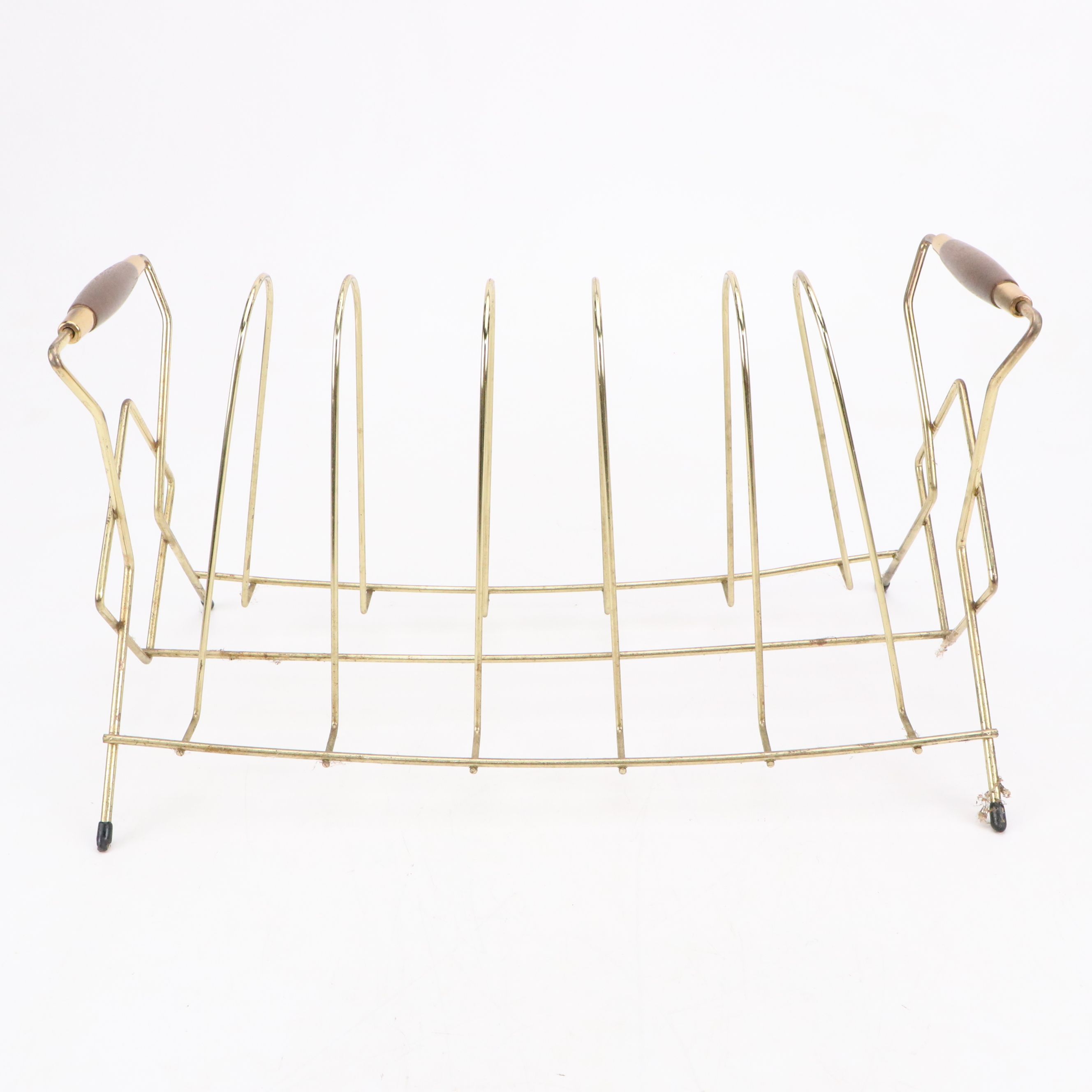 The Carpenters, Louis Armstrong, and More Vinyl Record Albums with Metal Rack