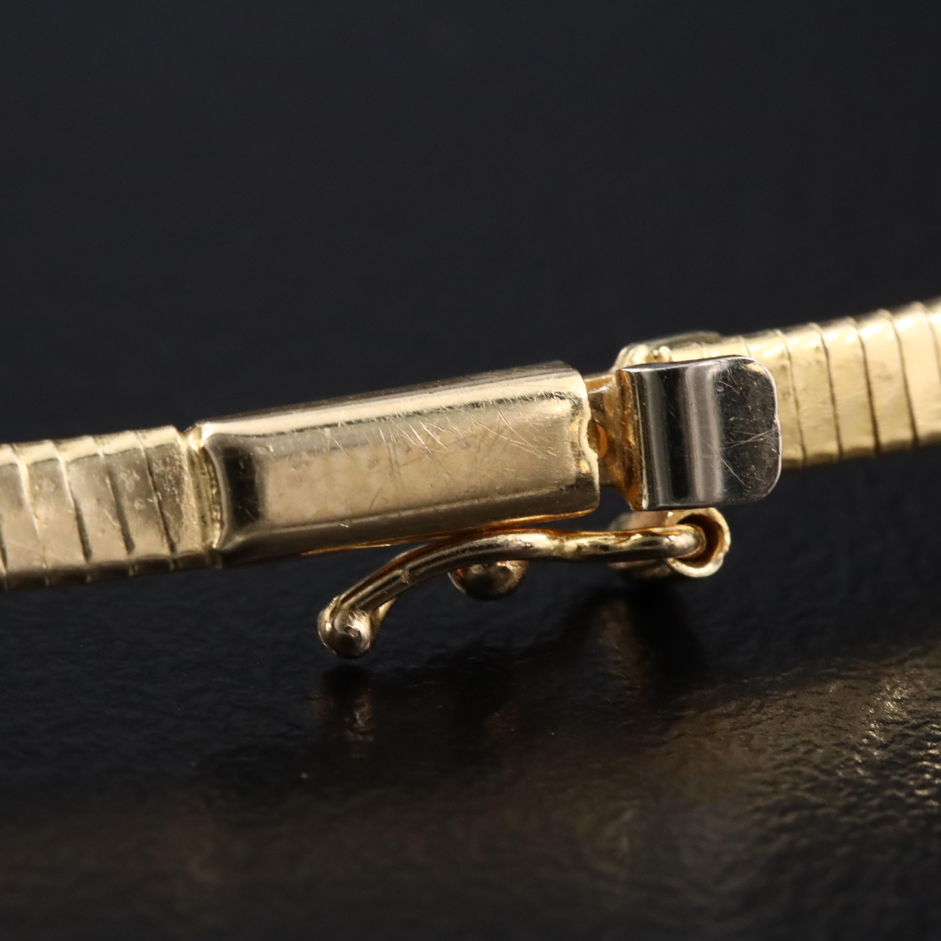 14K Omega Chain Necklace