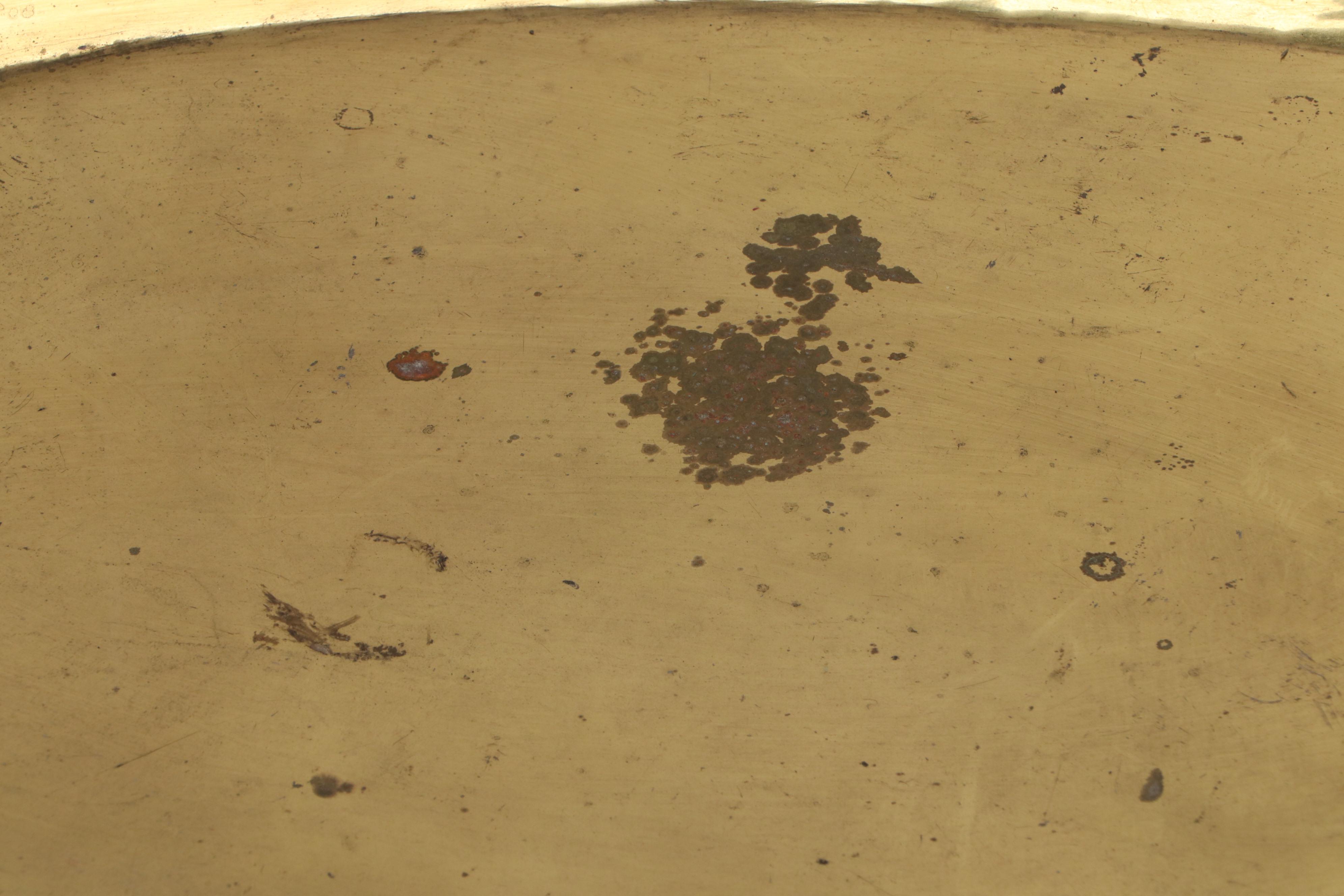 Russian Hammered Brass Oval Handled Trays with Muffineer and More Brass