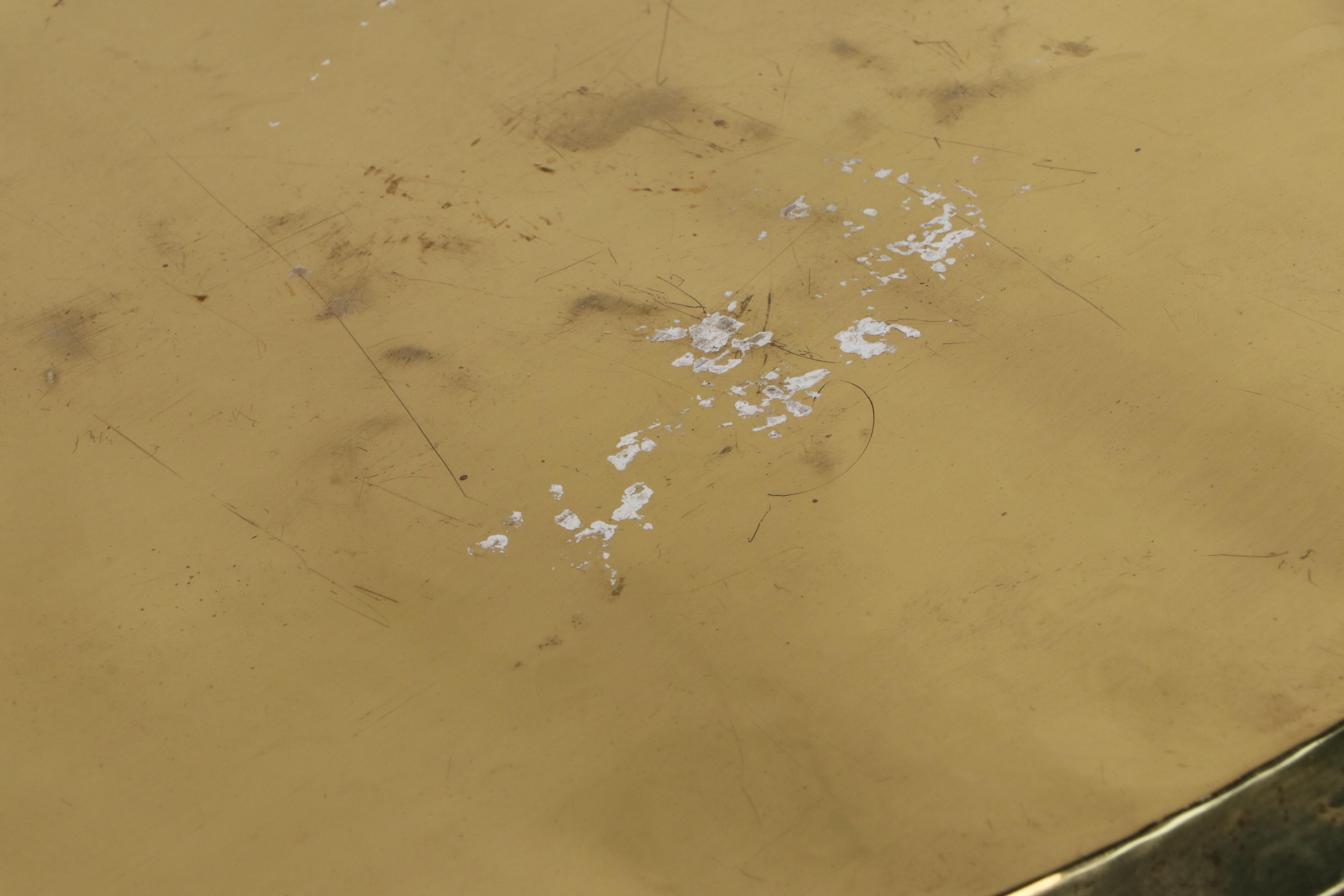 Russian Hammered Brass Oval Handled Trays with Muffineer and More Brass