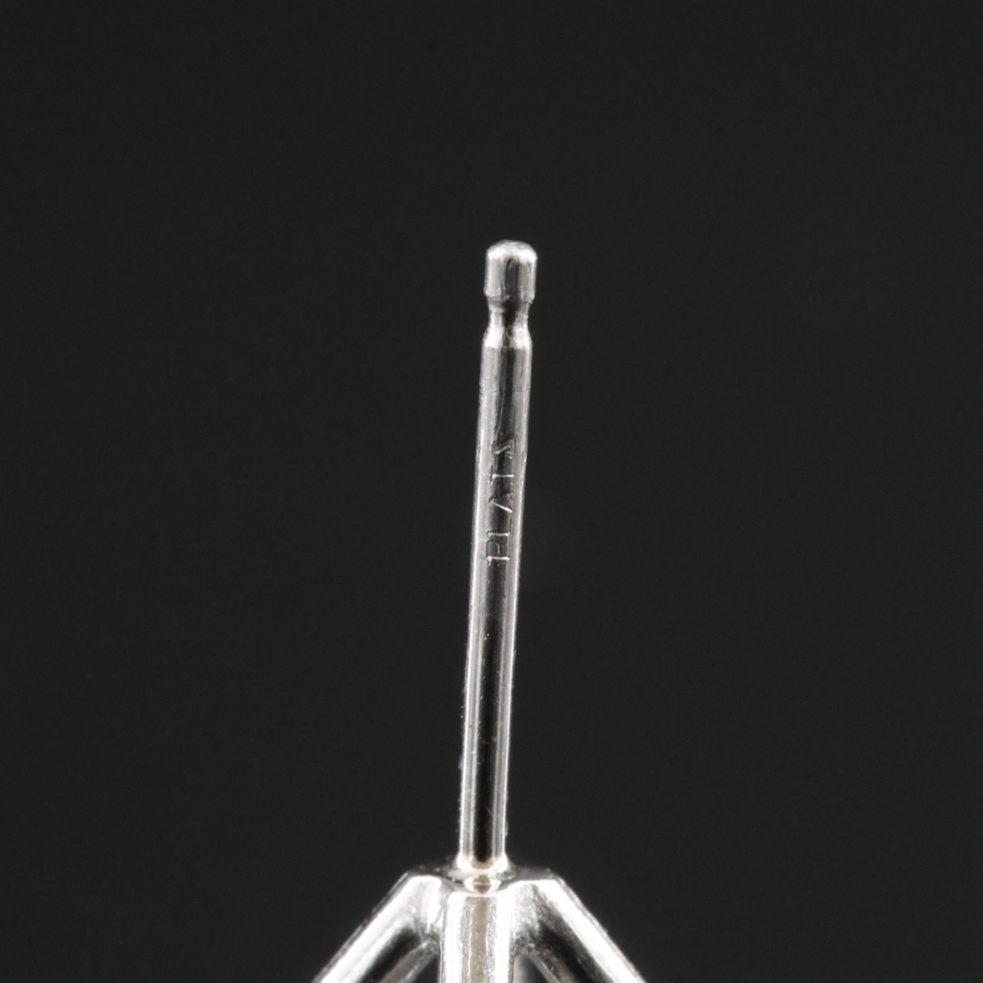 Platinum 2.02 CTW Diamond Solitaire Earrings with GIA Reports