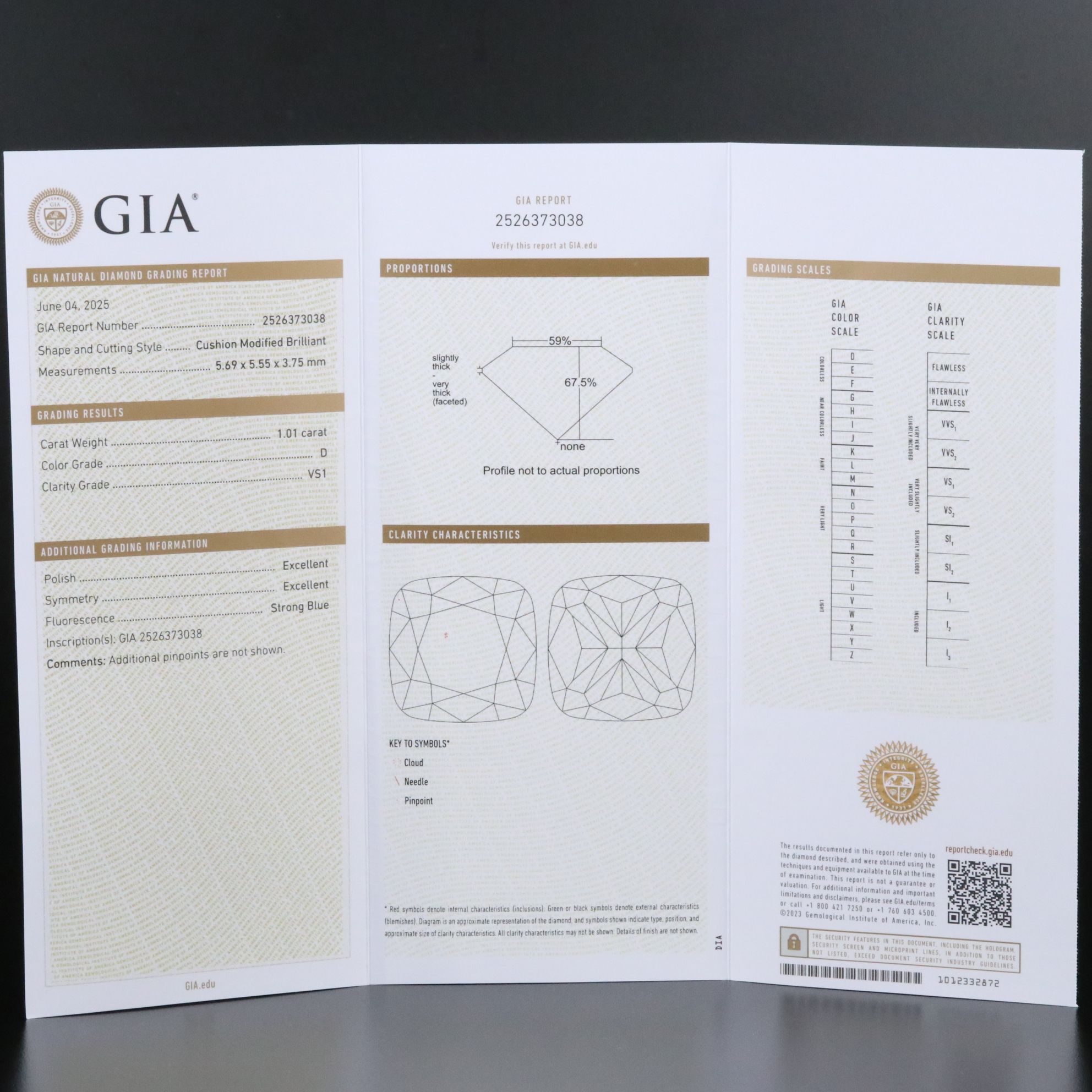 Platinum 2.02 CTW Diamond Solitaire Earrings with GIA Reports