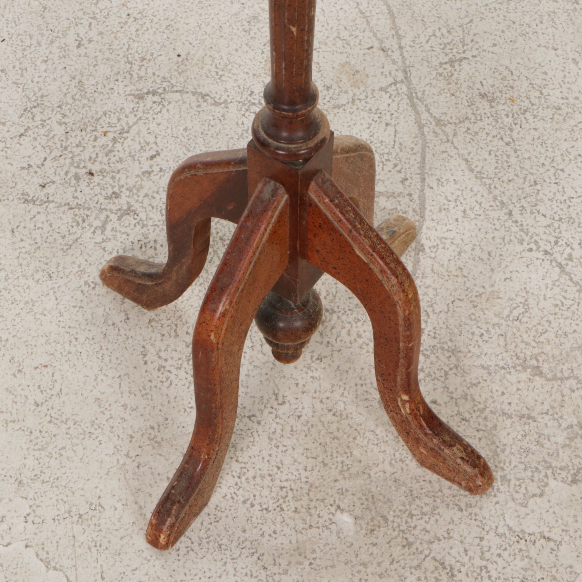 Victorian Style Marble Top Plant Stand