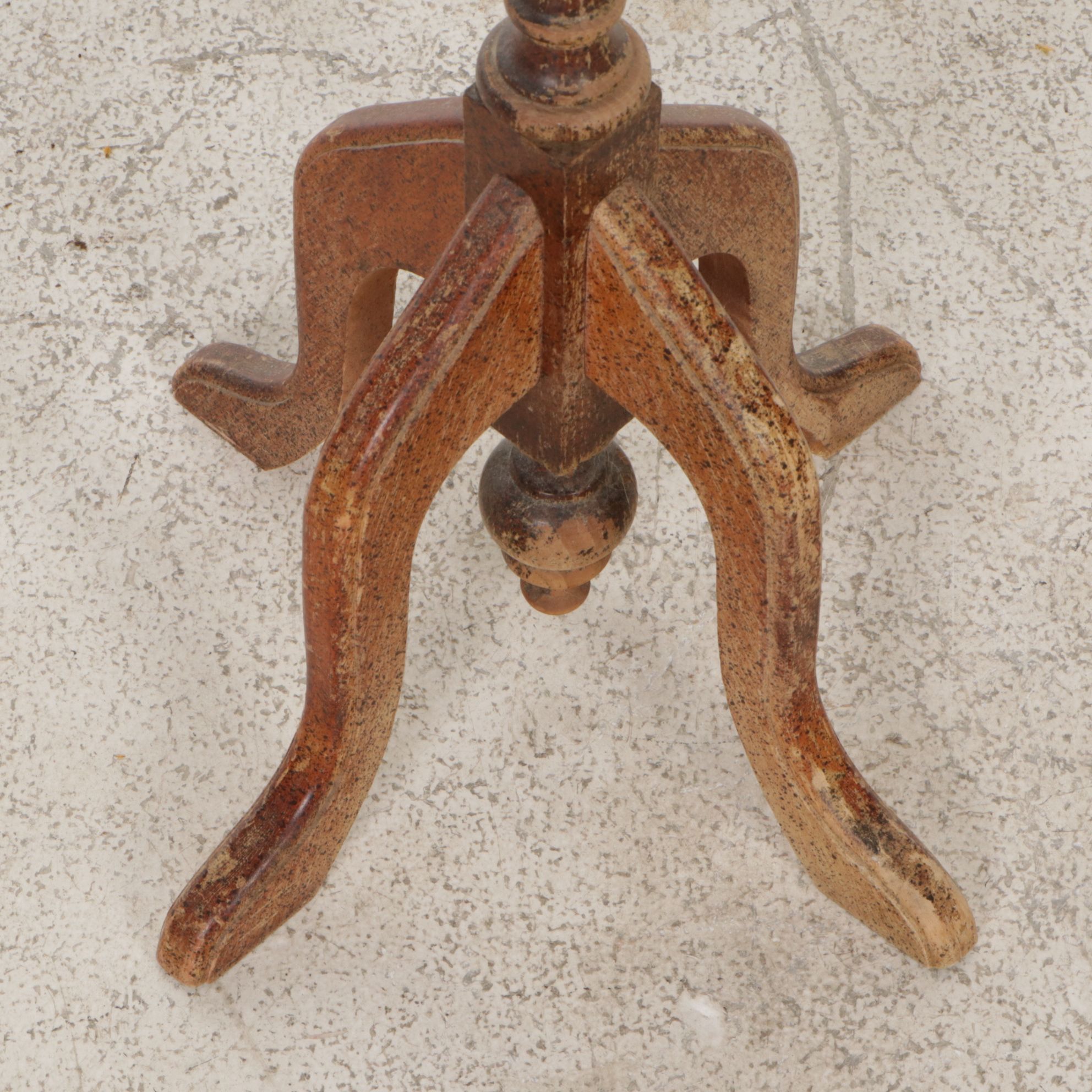 Victorian Style Marble Top Plant Stand