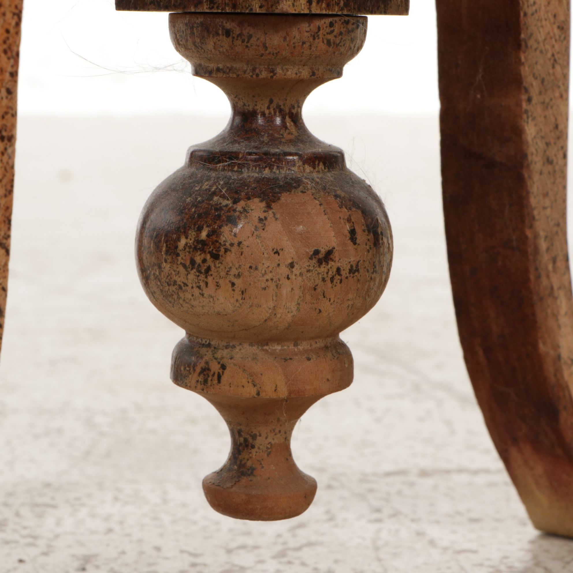 Victorian Style Marble Top Plant Stand