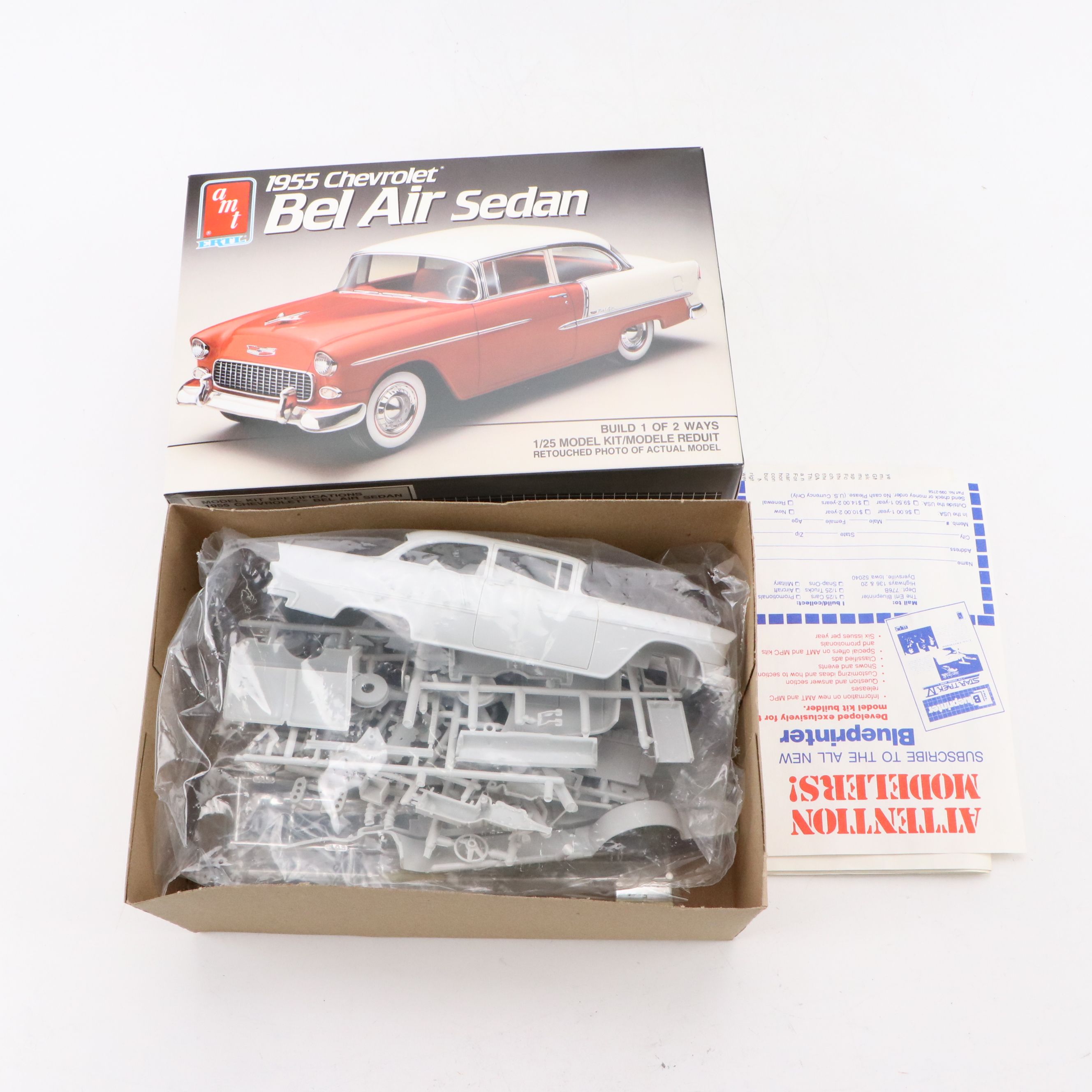 AMT Ertl "1955 Chevrolet Bel Air Sedan" and More Model Car Kits
