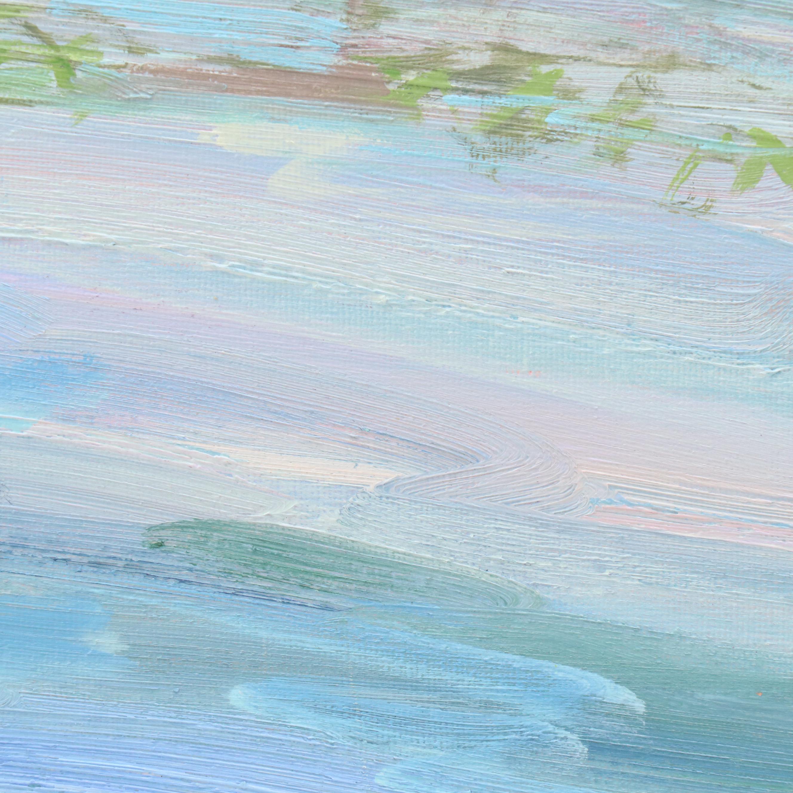 Mary Mirabito Oil Painting "Intracoastal View," 2026