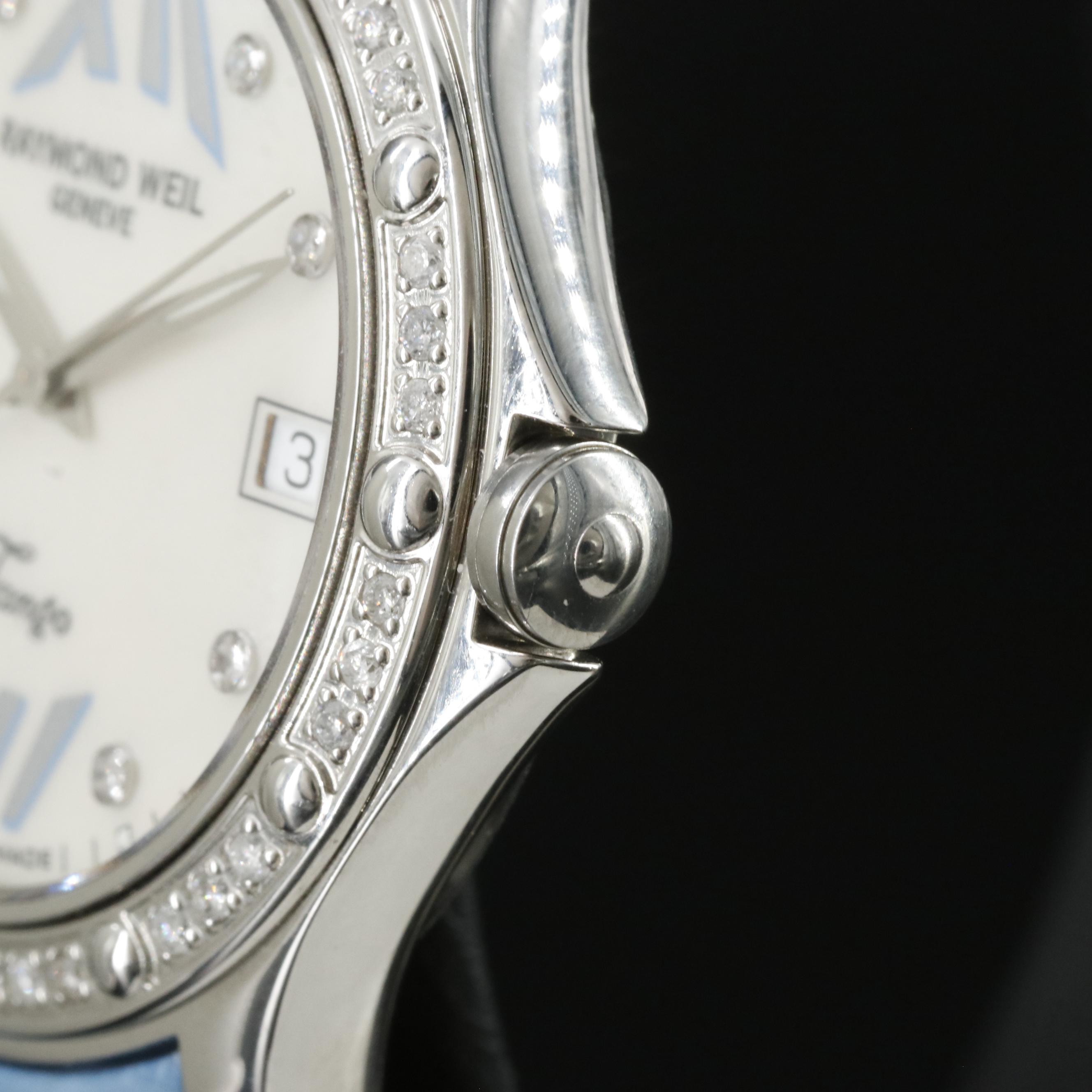 Raymond Weil Tango Diamond & Mother-of-Pearl Watch
