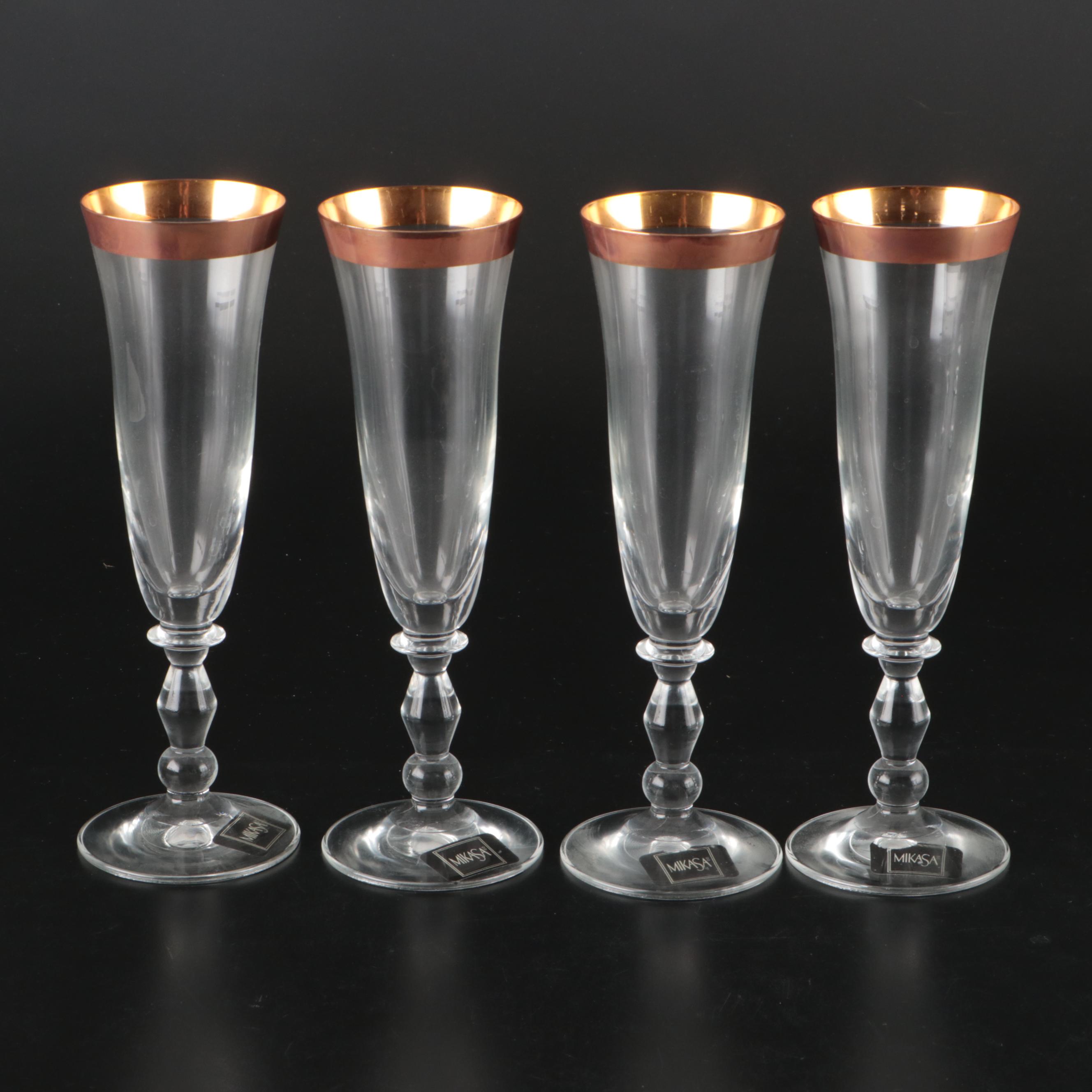 Mikasa "Kensington Gold" Glass Stemware